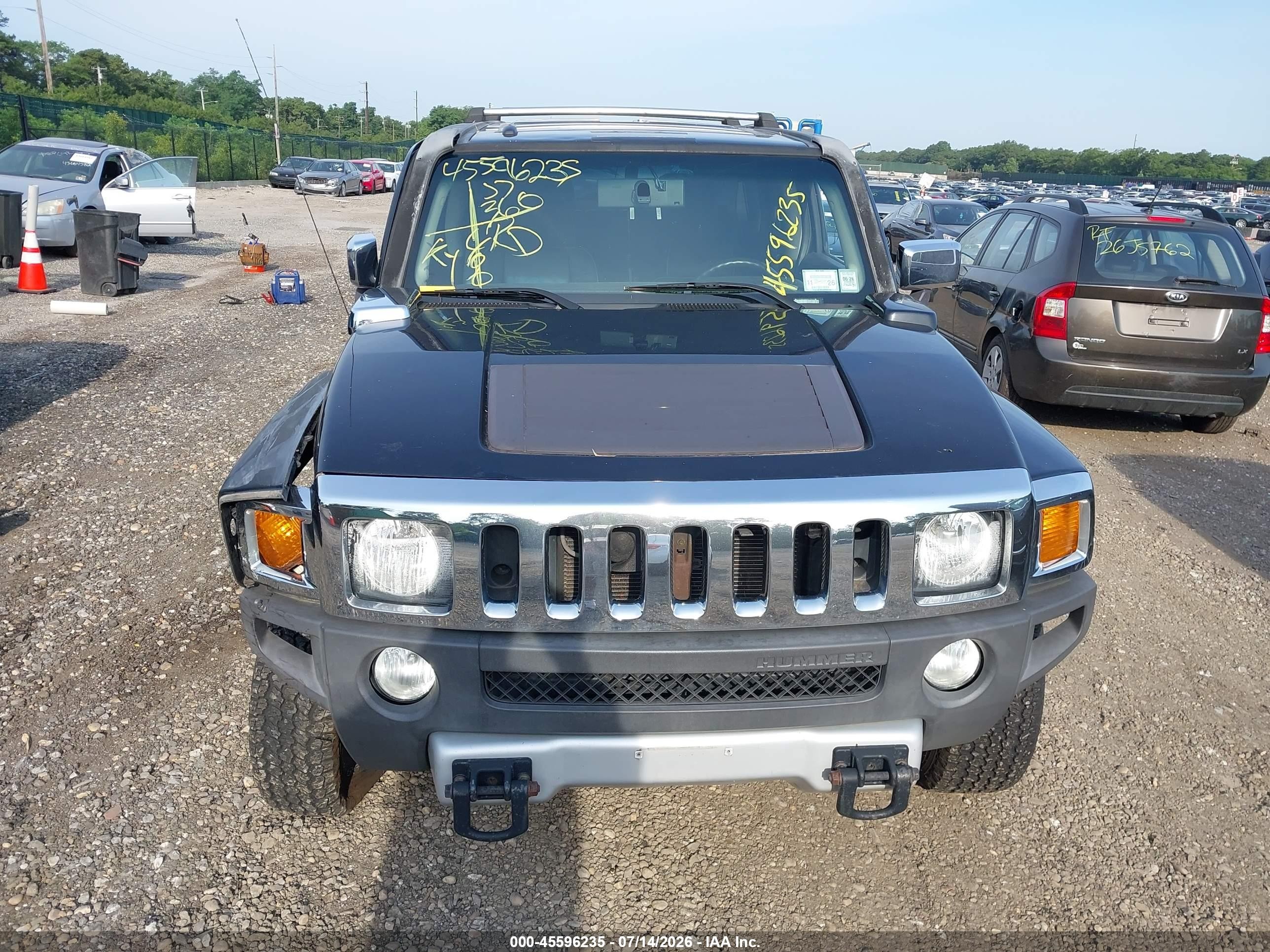 2008 Hummer H3 Suv Alpha Black vin: 5GTEN63L488185806