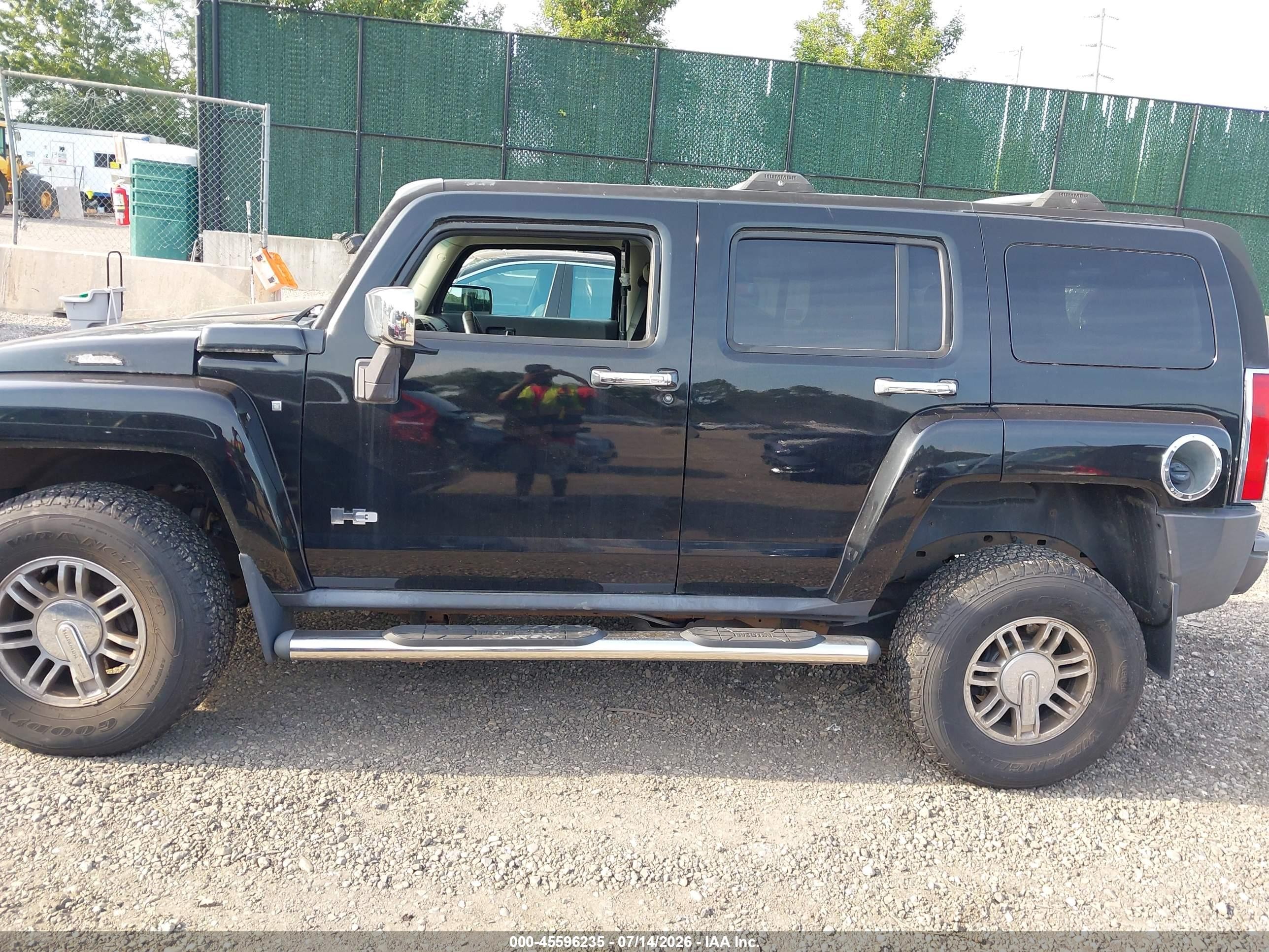 2008 Hummer H3 Suv Alpha Black vin: 5GTEN63L488185806