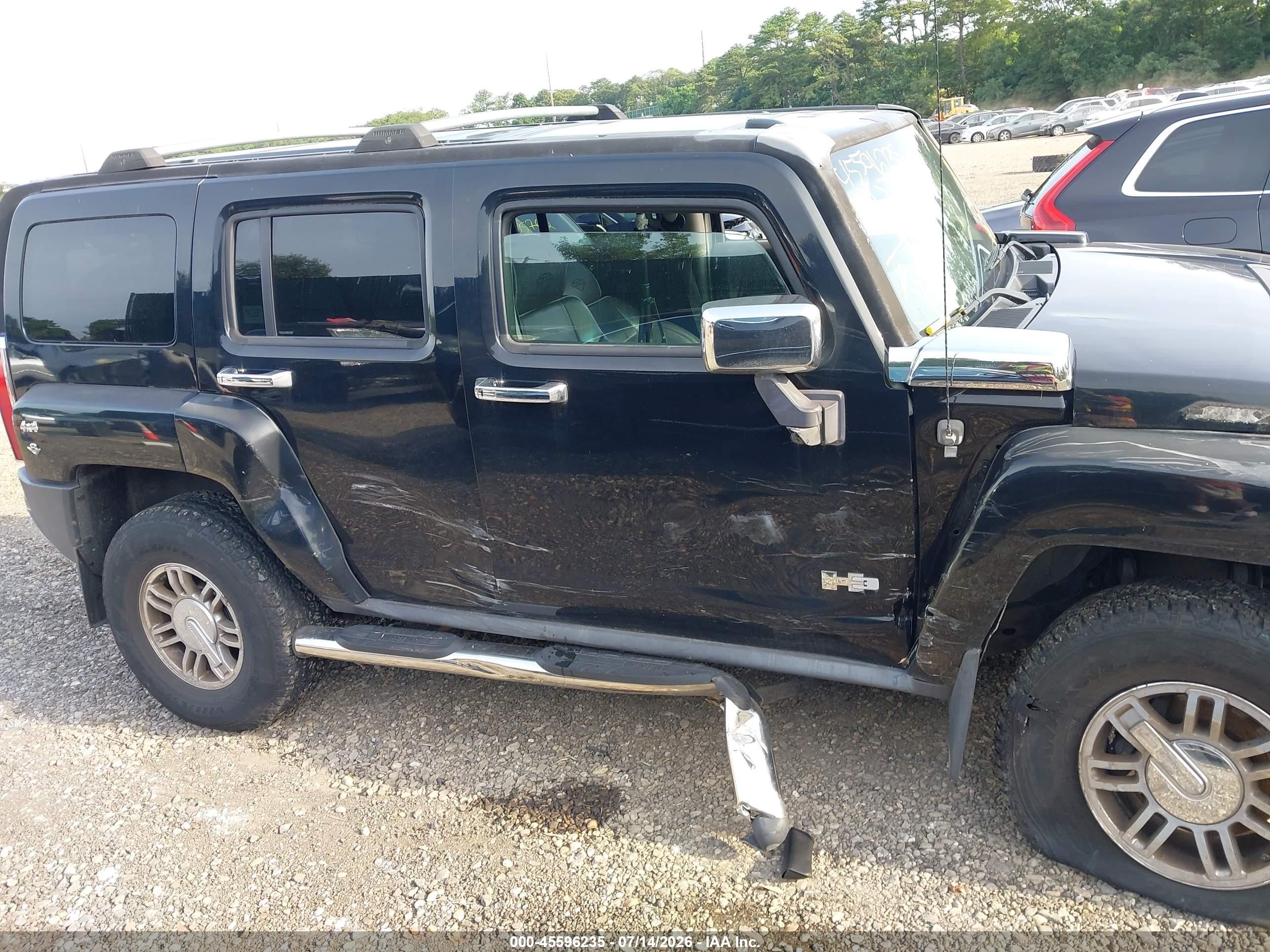 2008 Hummer H3 Suv Alpha Black vin: 5GTEN63L488185806