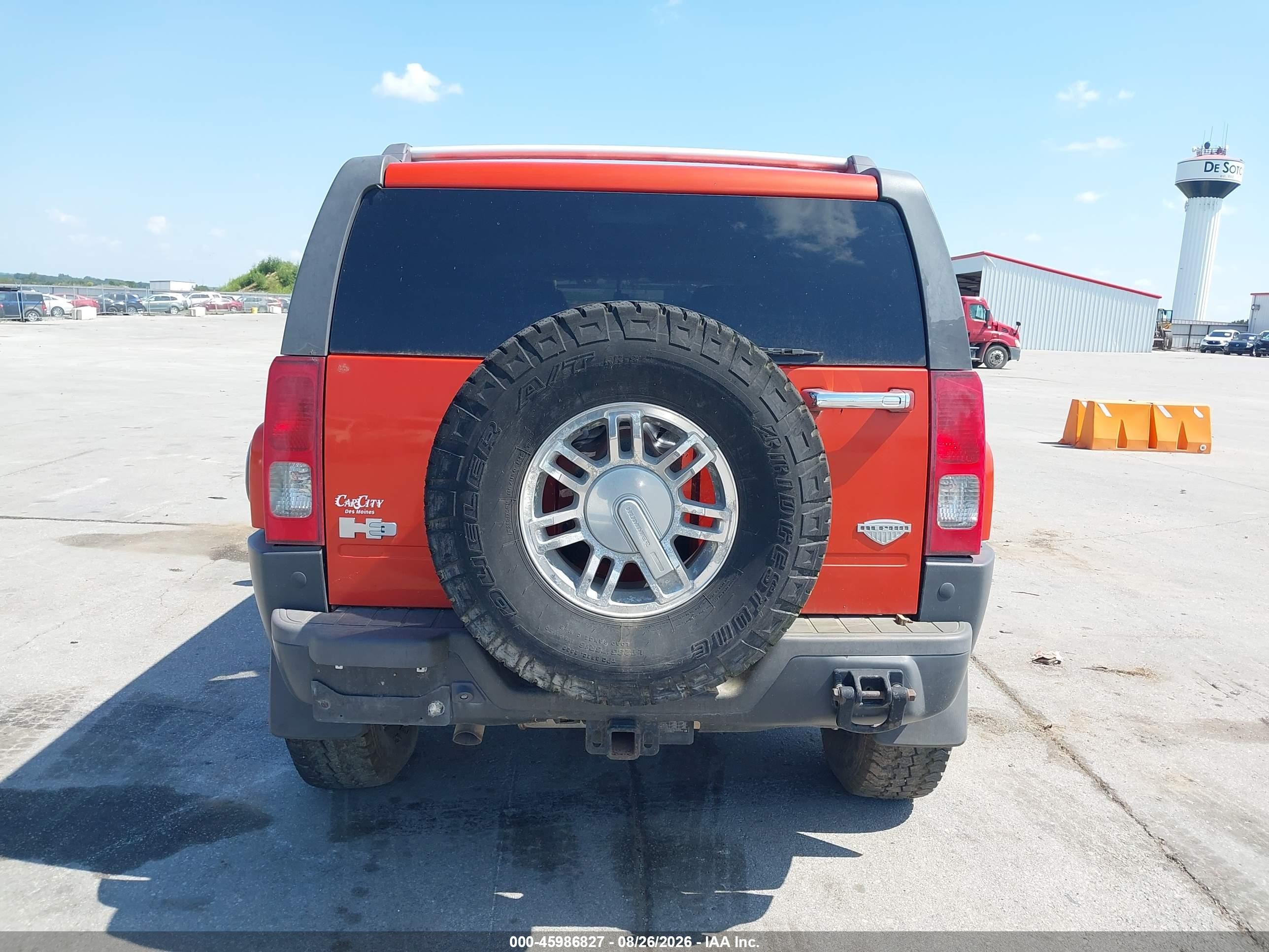 2008 Hummer H3 Suv Alpha Orange vin: 5GTEN63LX88199113