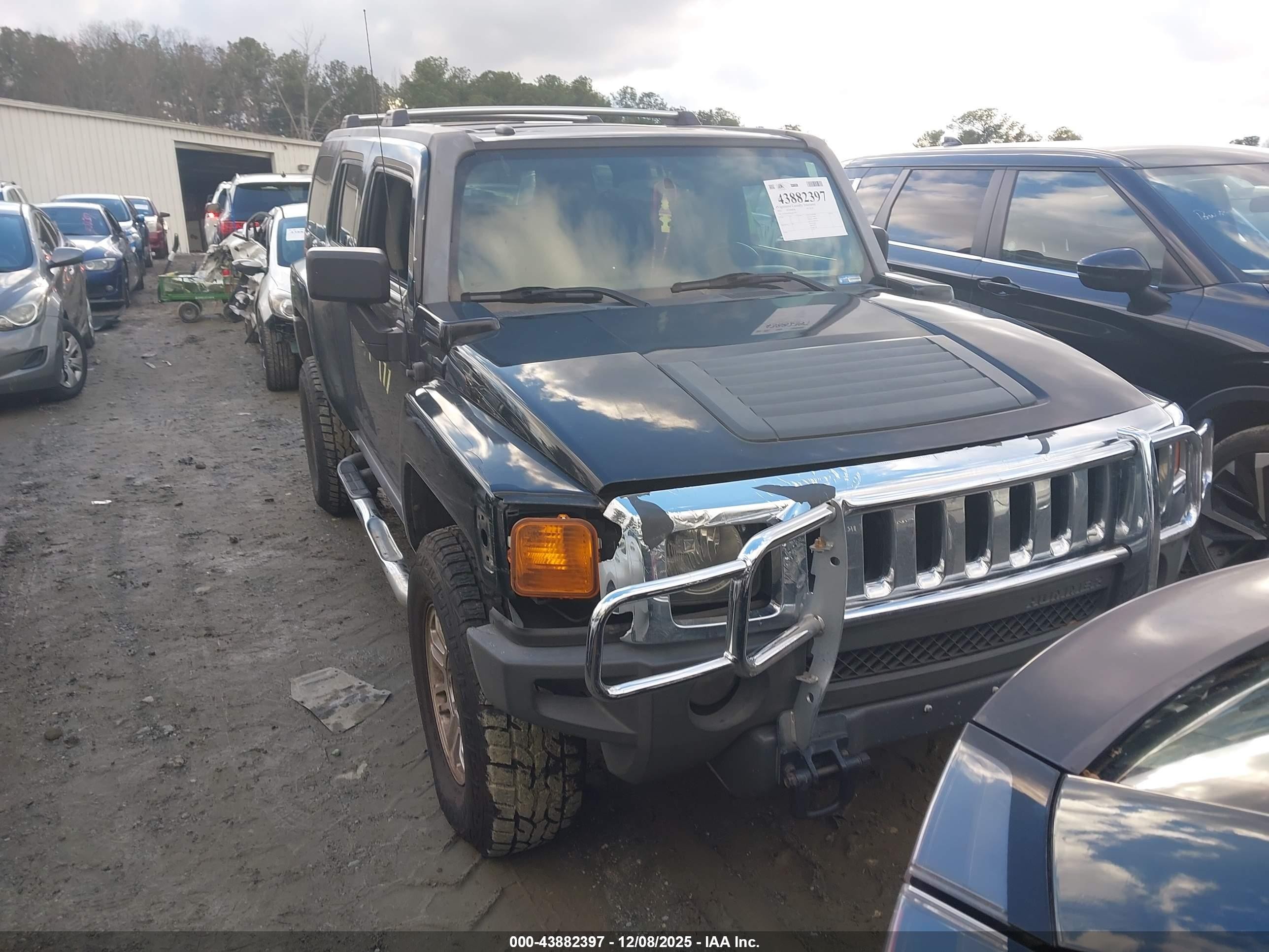 2010 Hummer H3 Suv   Black vin: 5GTMNGEE0A8117914