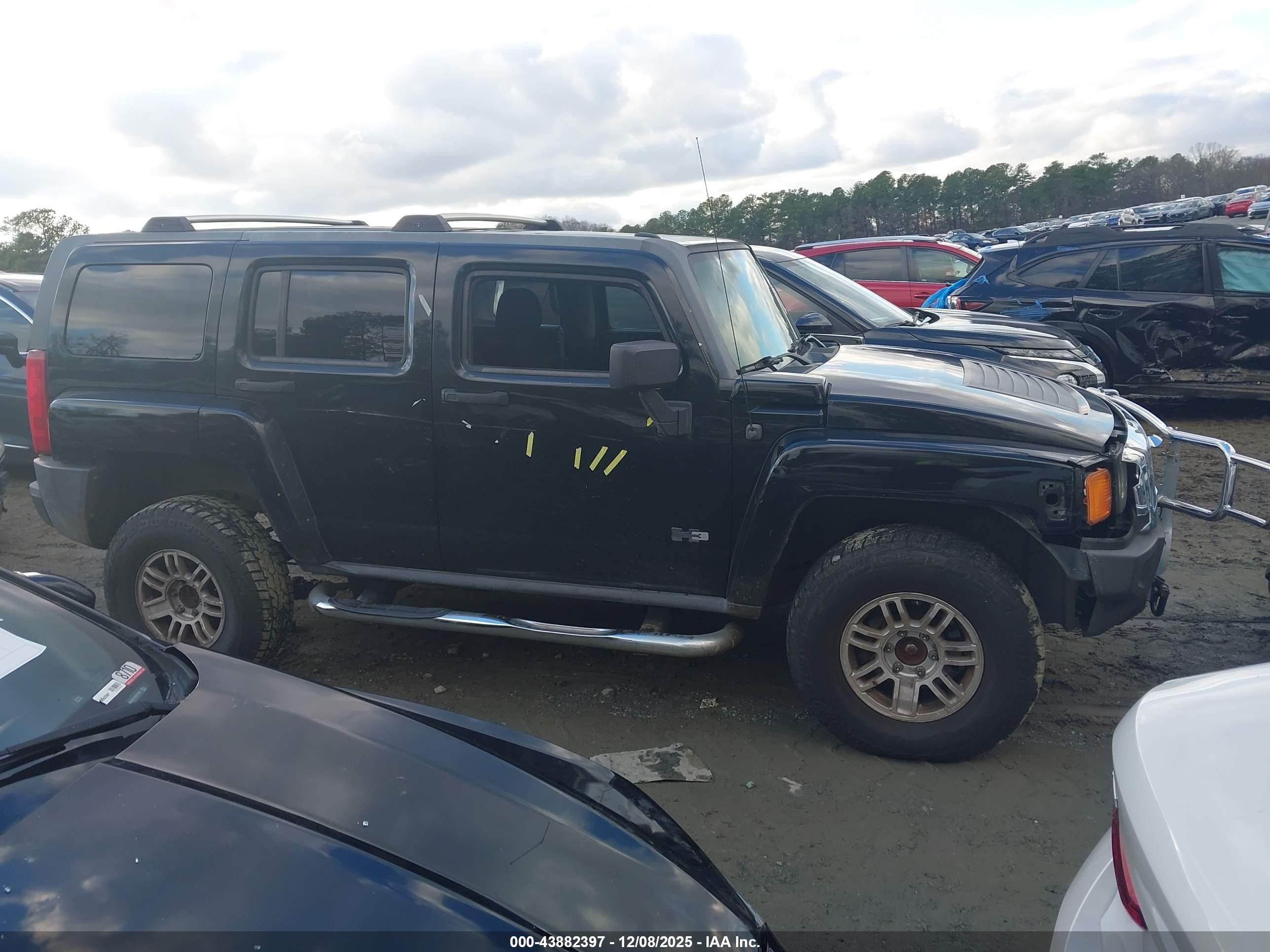 2010 Hummer H3 Suv   Black vin: 5GTMNGEE0A8117914