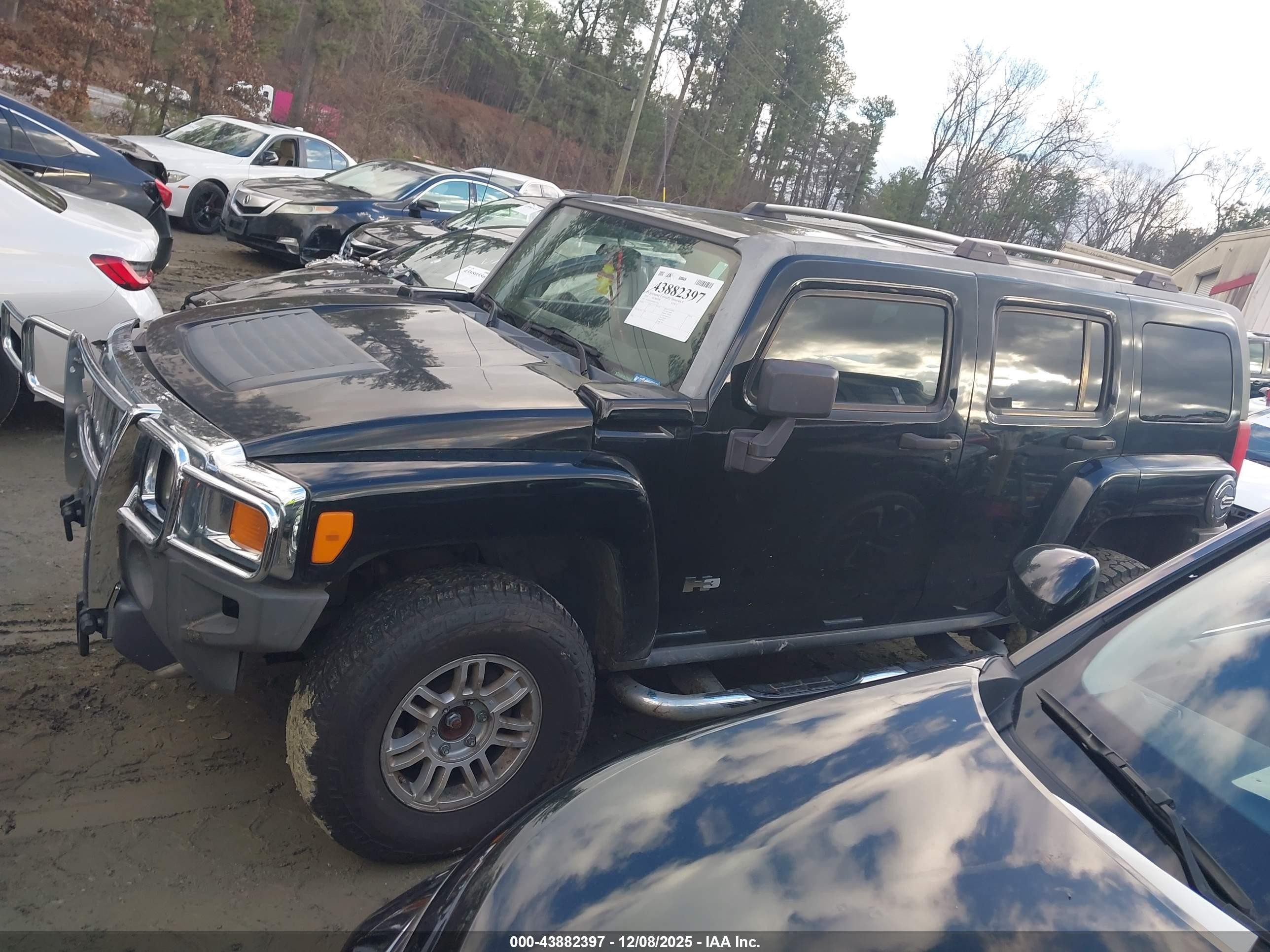 2010 Hummer H3 Suv   Black vin: 5GTMNGEE0A8117914