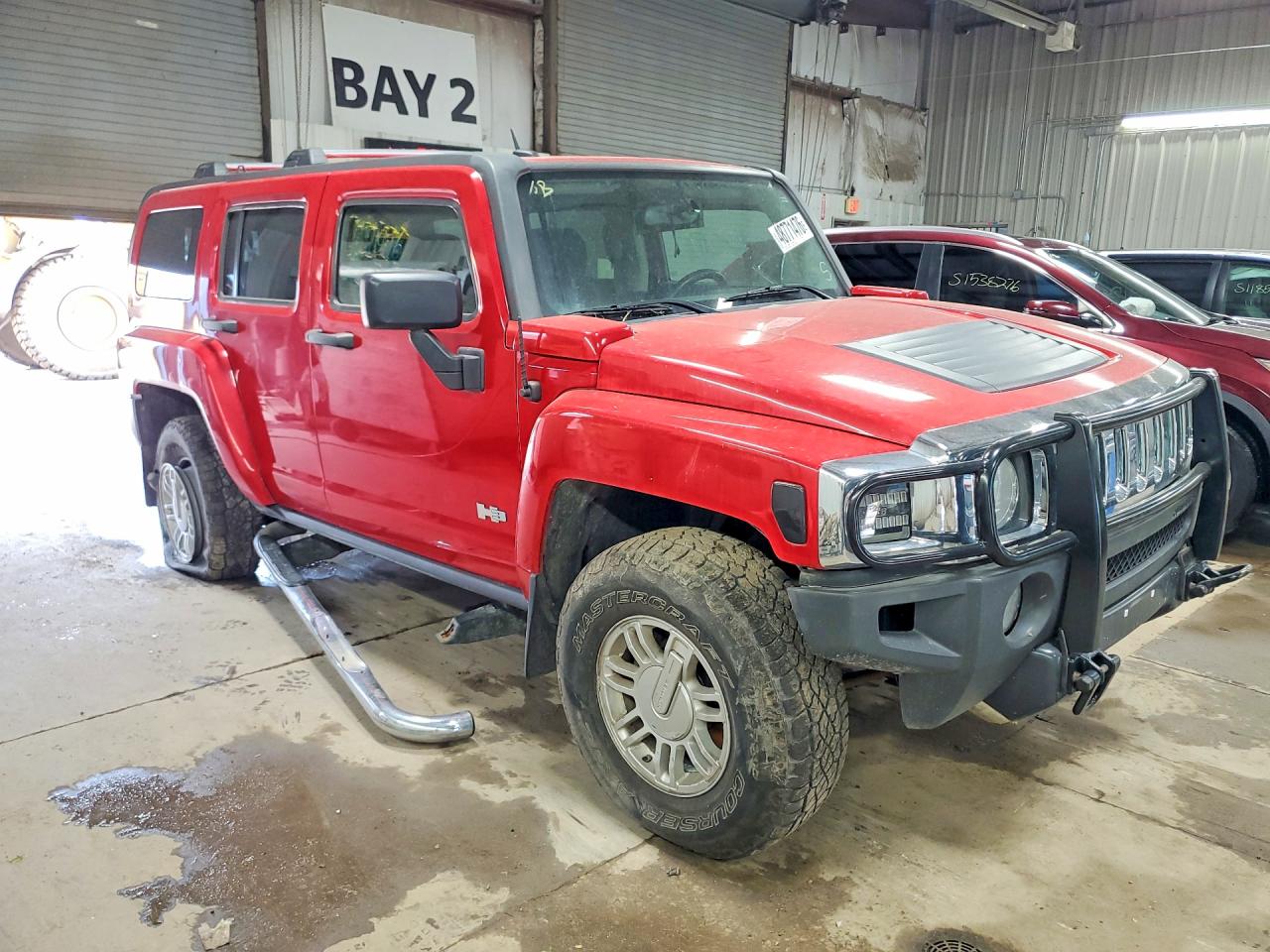 2010 Hummer H3 Red vin: 5GTMNGEE6A8118789