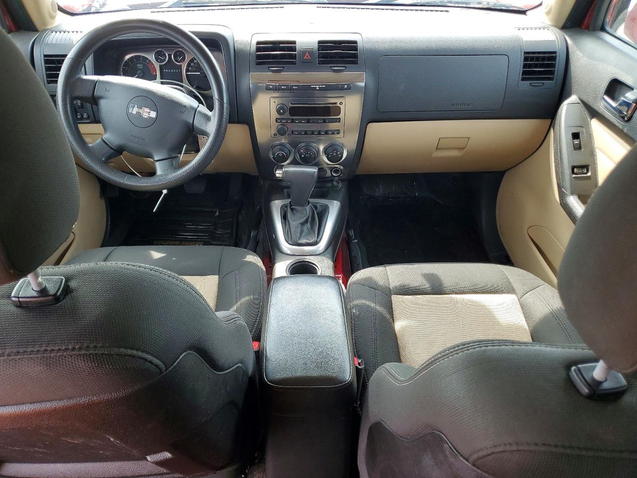2010 Hummer H3 Burgundy vin: 5GTMNGEE7A8119000