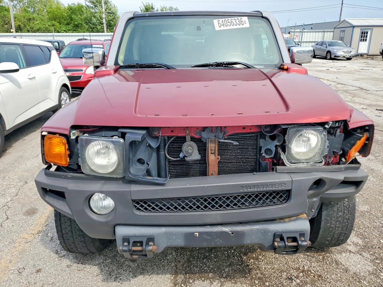 2010 Hummer H3 Burgundy vin: 5GTMNGEE7A8119000