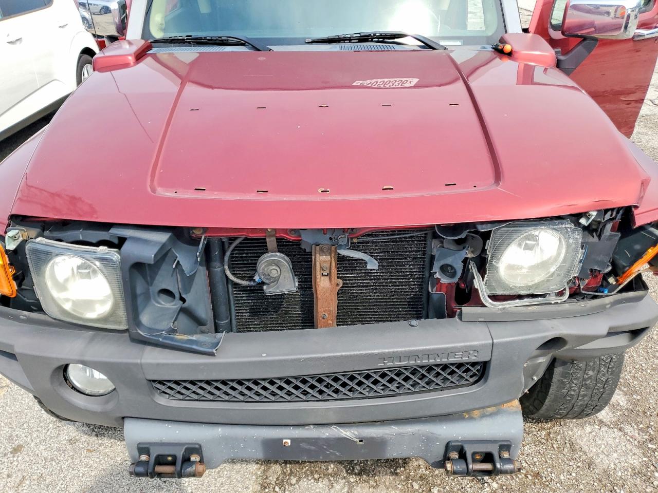 2010 Hummer H3 Burgundy vin: 5GTMNGEE7A8119000