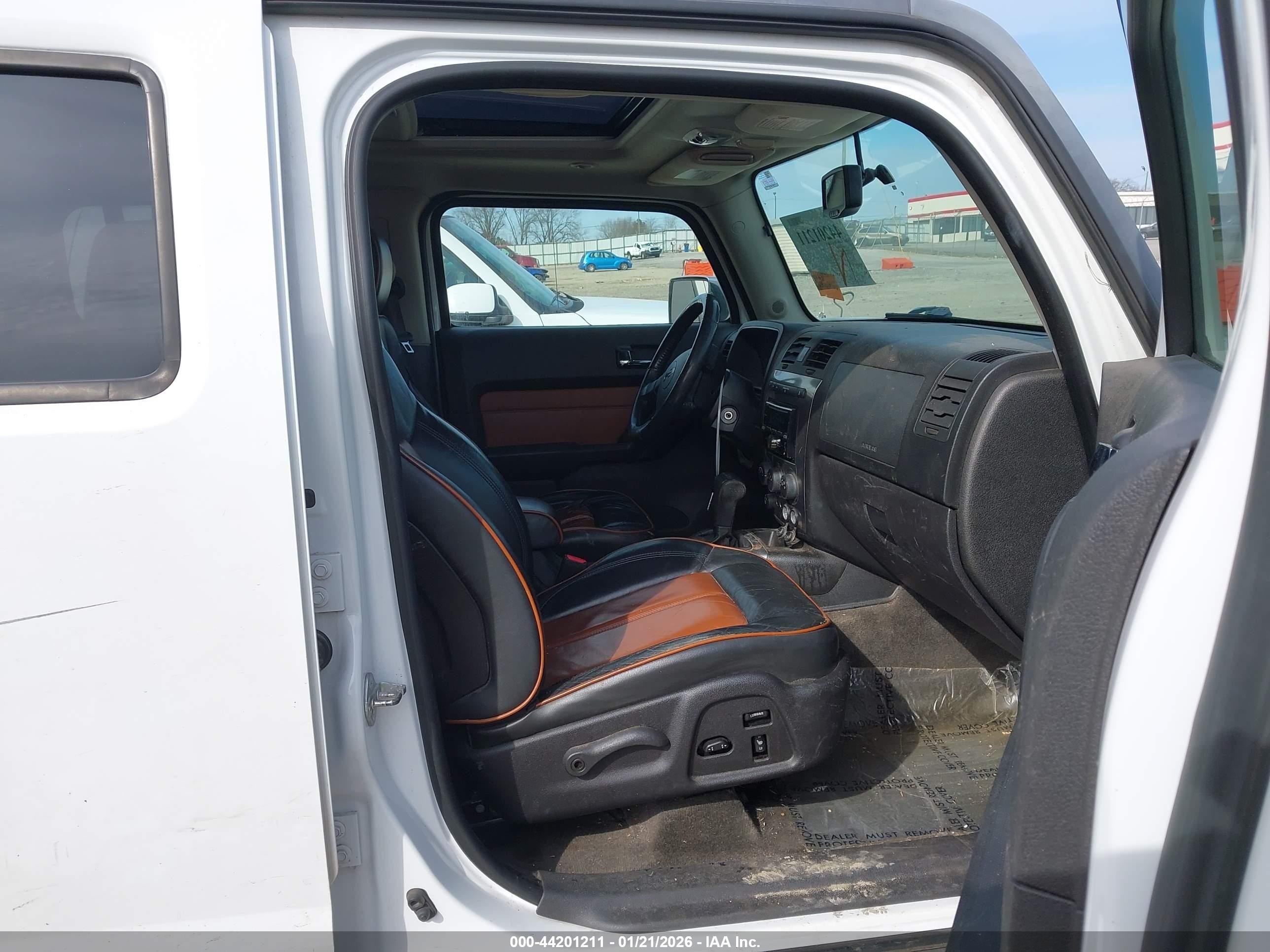 2010 Hummer H3 Suv Luxury White vin: 5GTMNJEE6A8120930