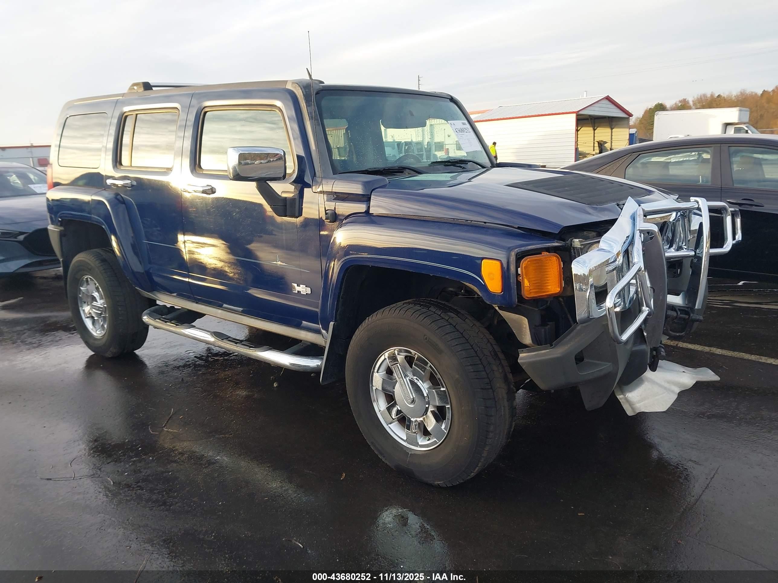 2010 Hummer H3 Suv Luxury Blue vin: 5GTMNJEE7A8139700