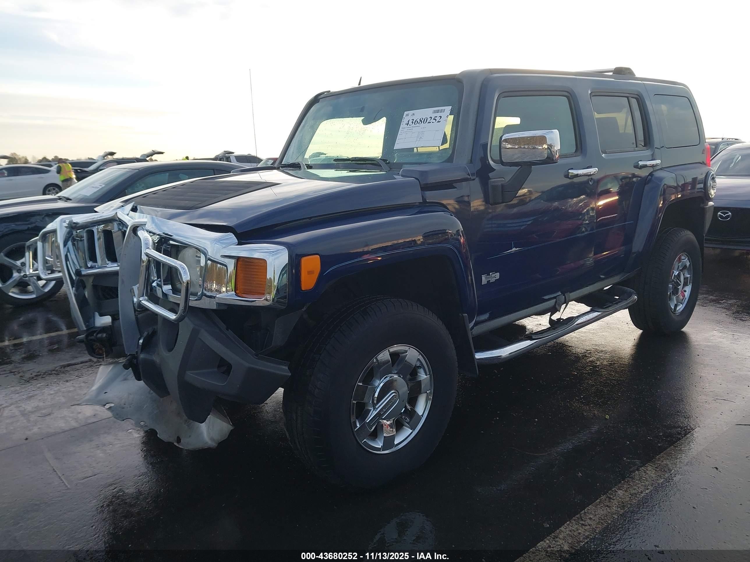 2010 Hummer H3 Suv Luxury Blue vin: 5GTMNJEE7A8139700