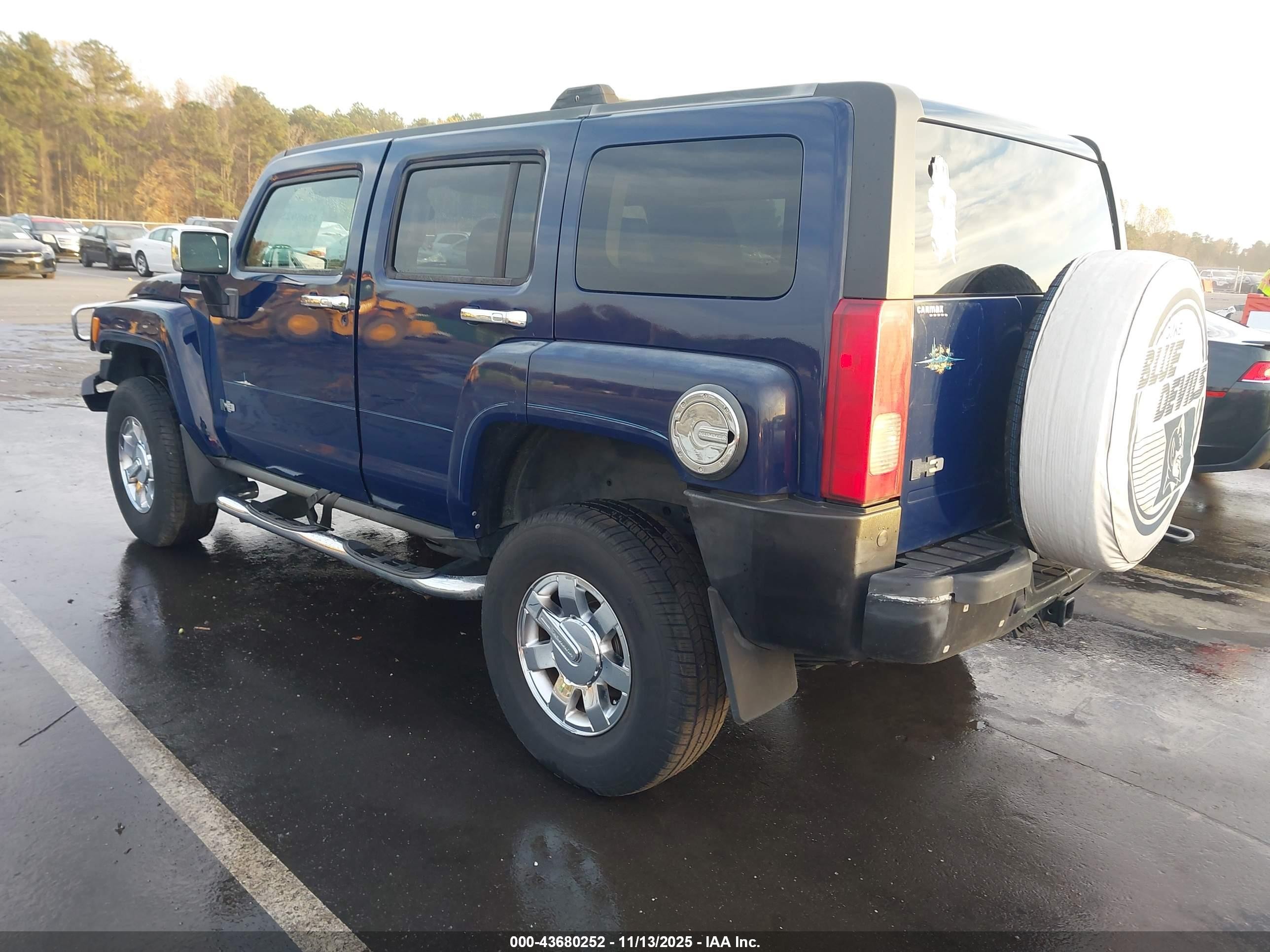 2010 Hummer H3 Suv Luxury Blue vin: 5GTMNJEE7A8139700