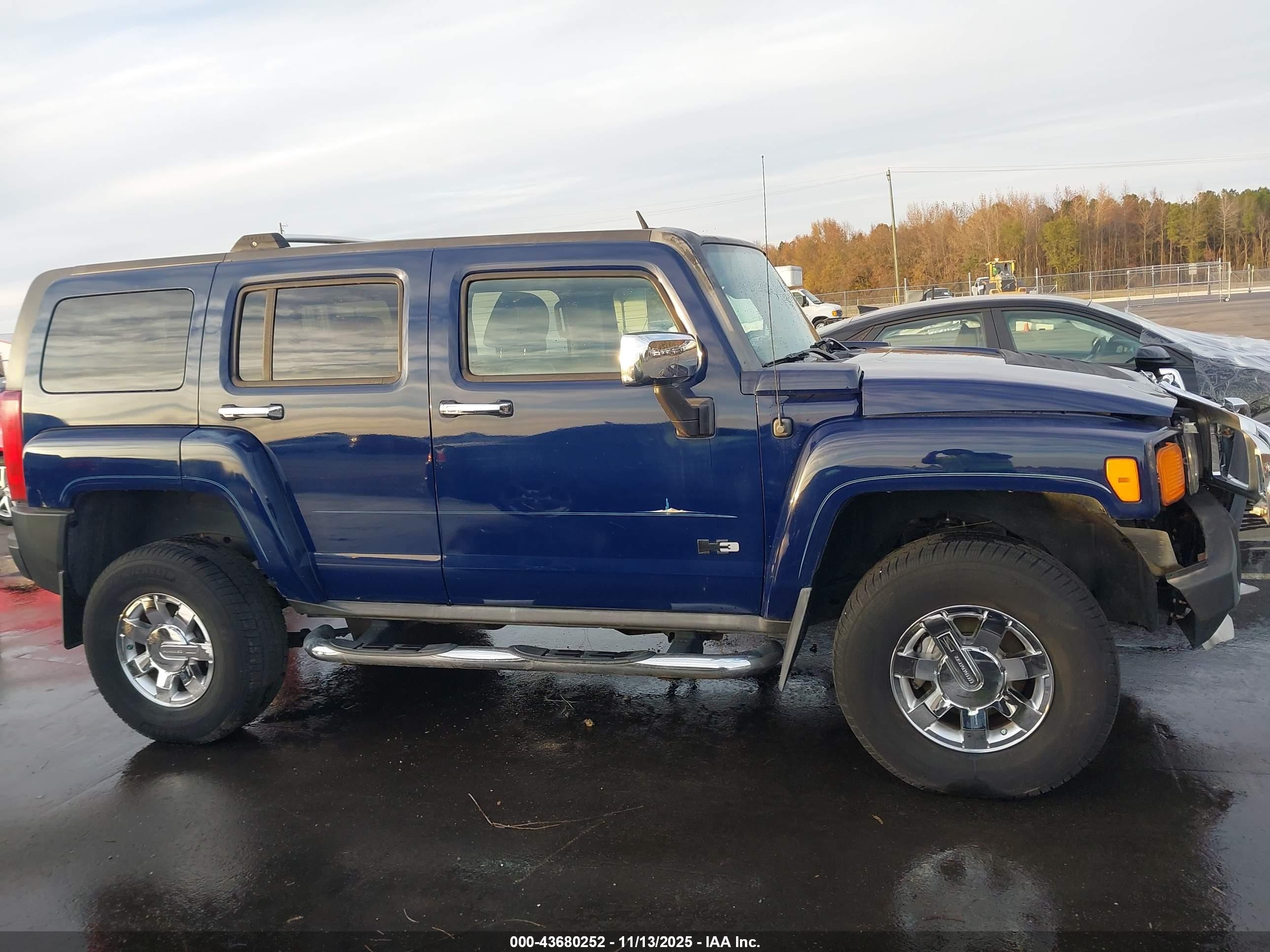 2010 Hummer H3 Suv Luxury Blue vin: 5GTMNJEE7A8139700