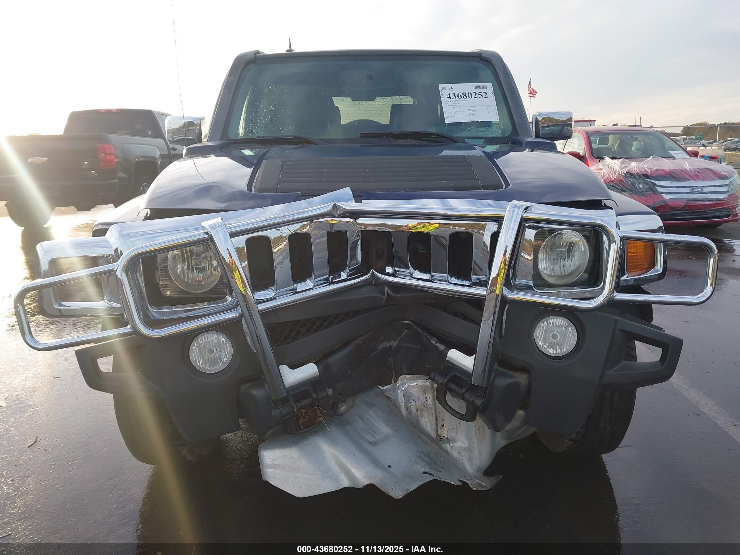 2010 Hummer H3 Suv Luxury Blue vin: 5GTMNJEE7A8139700