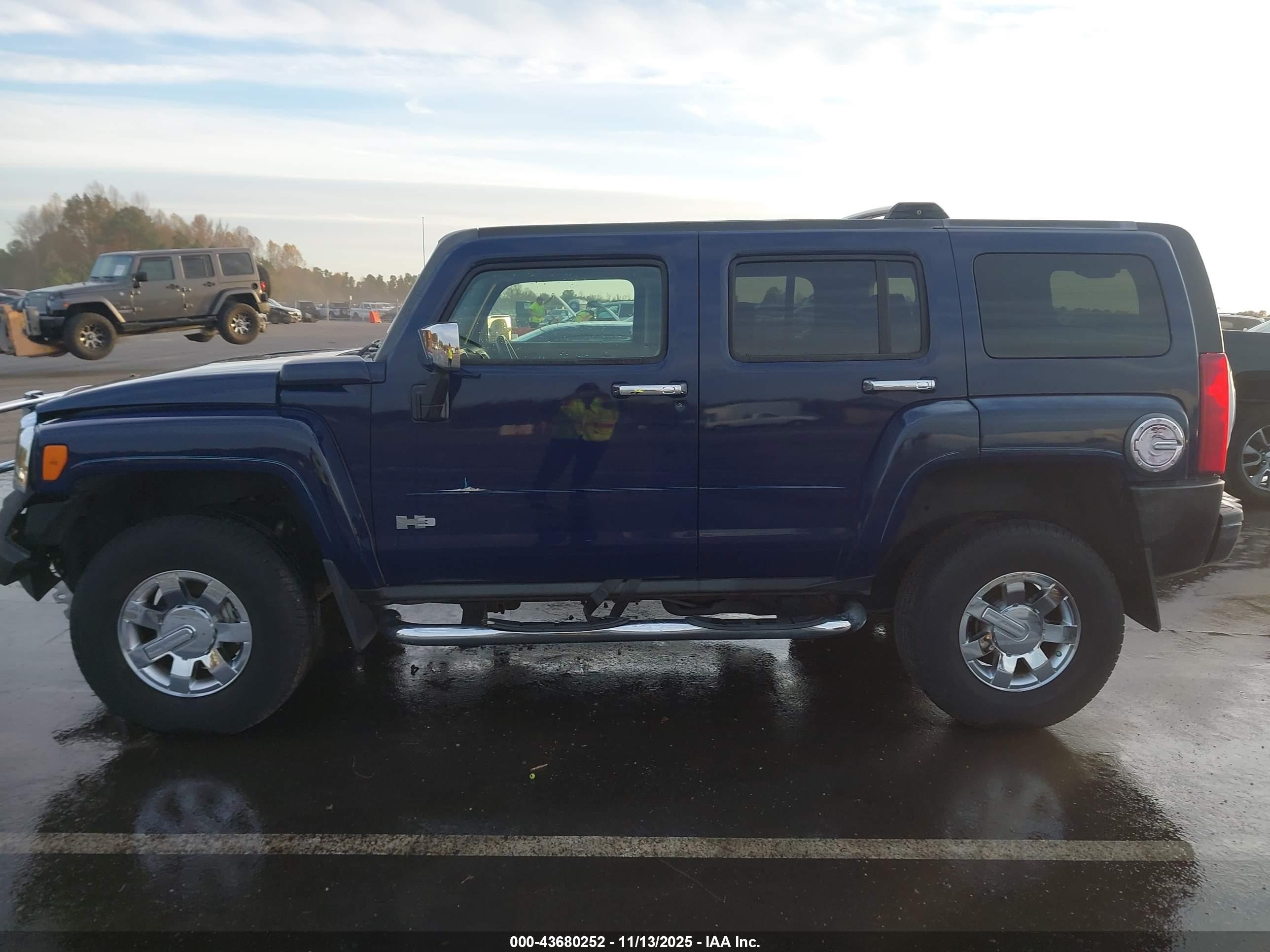 2010 Hummer H3 Suv Luxury Blue vin: 5GTMNJEE7A8139700