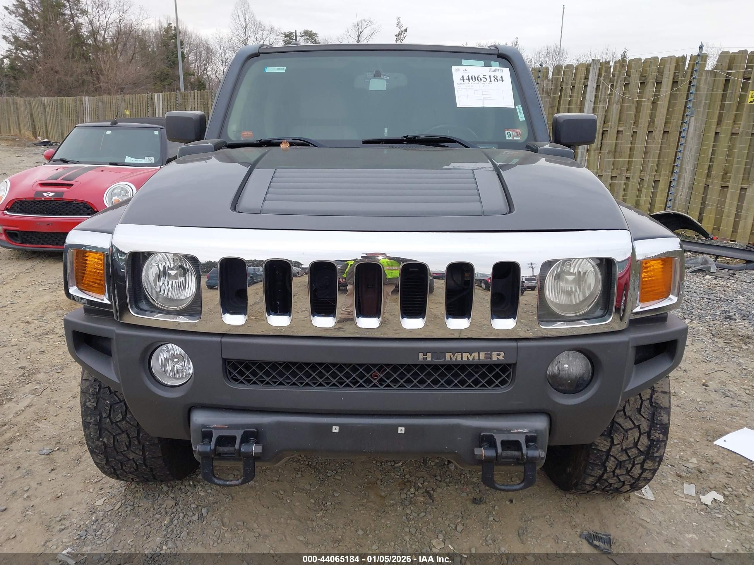 2010 Hummer H3 Suv Luxury Black vin: 5GTMNJEE9A8120226