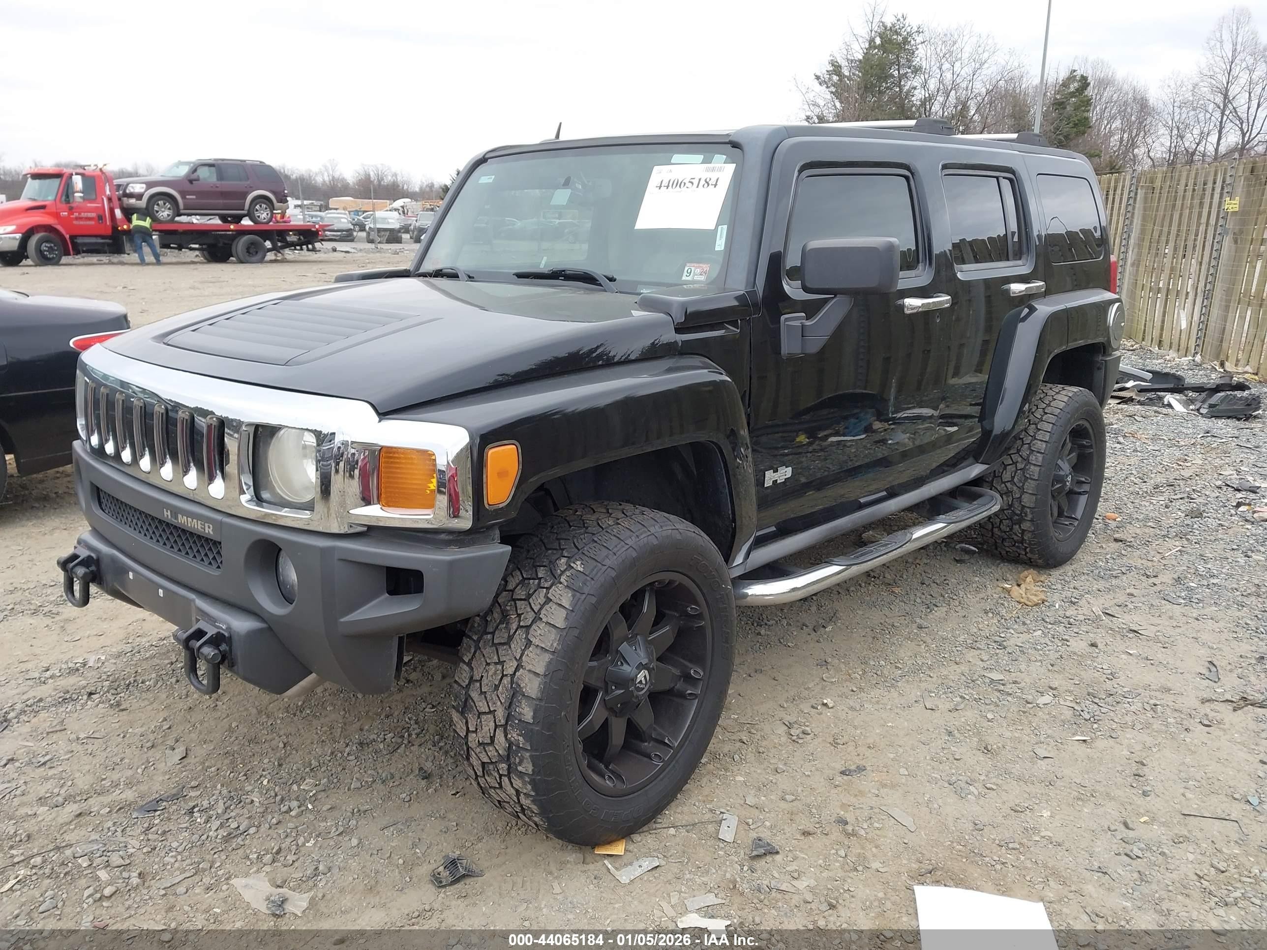 2010 Hummer H3 Suv Luxury Black vin: 5GTMNJEE9A8120226