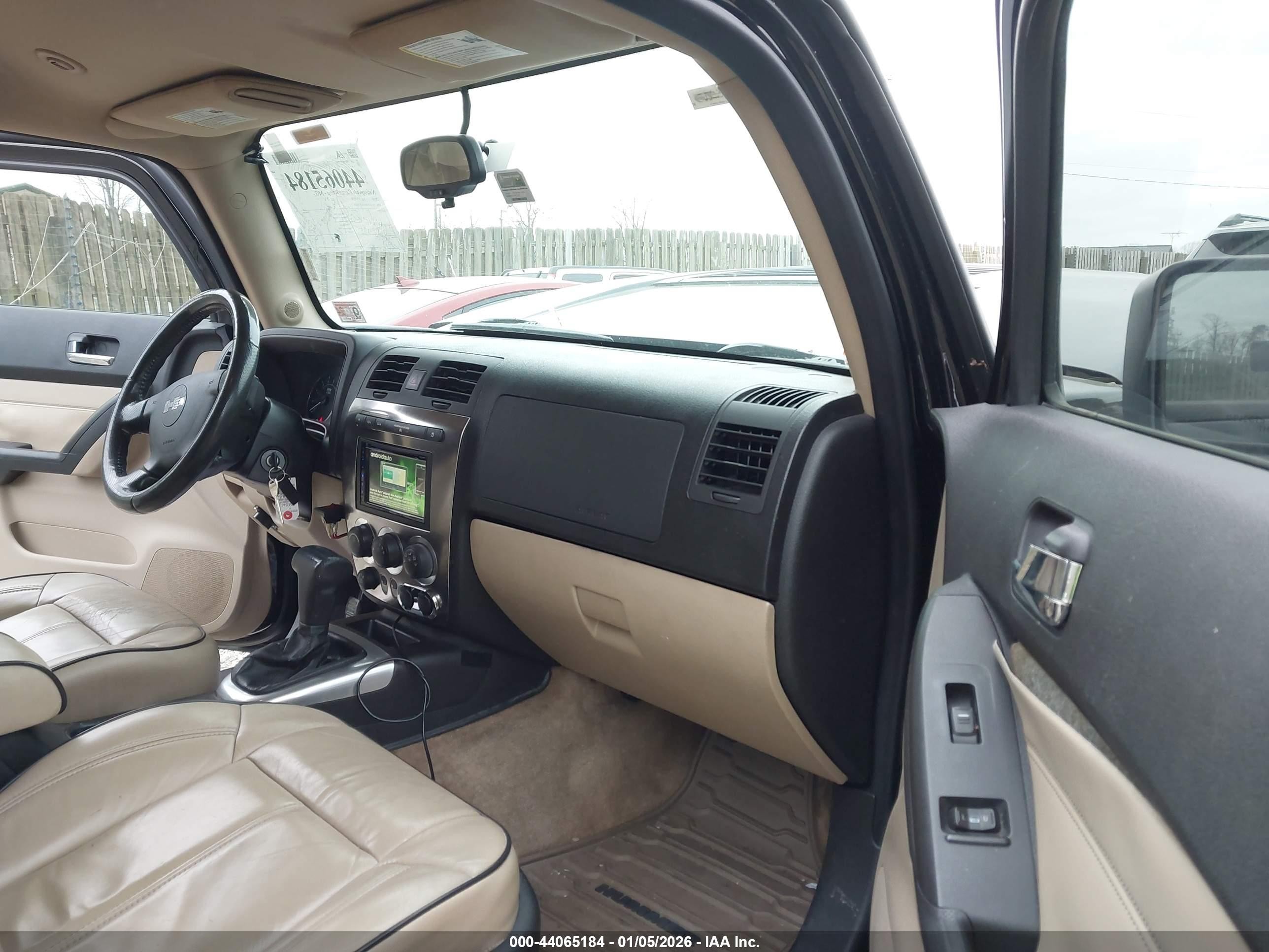 2010 Hummer H3 Suv Luxury Black vin: 5GTMNJEE9A8120226