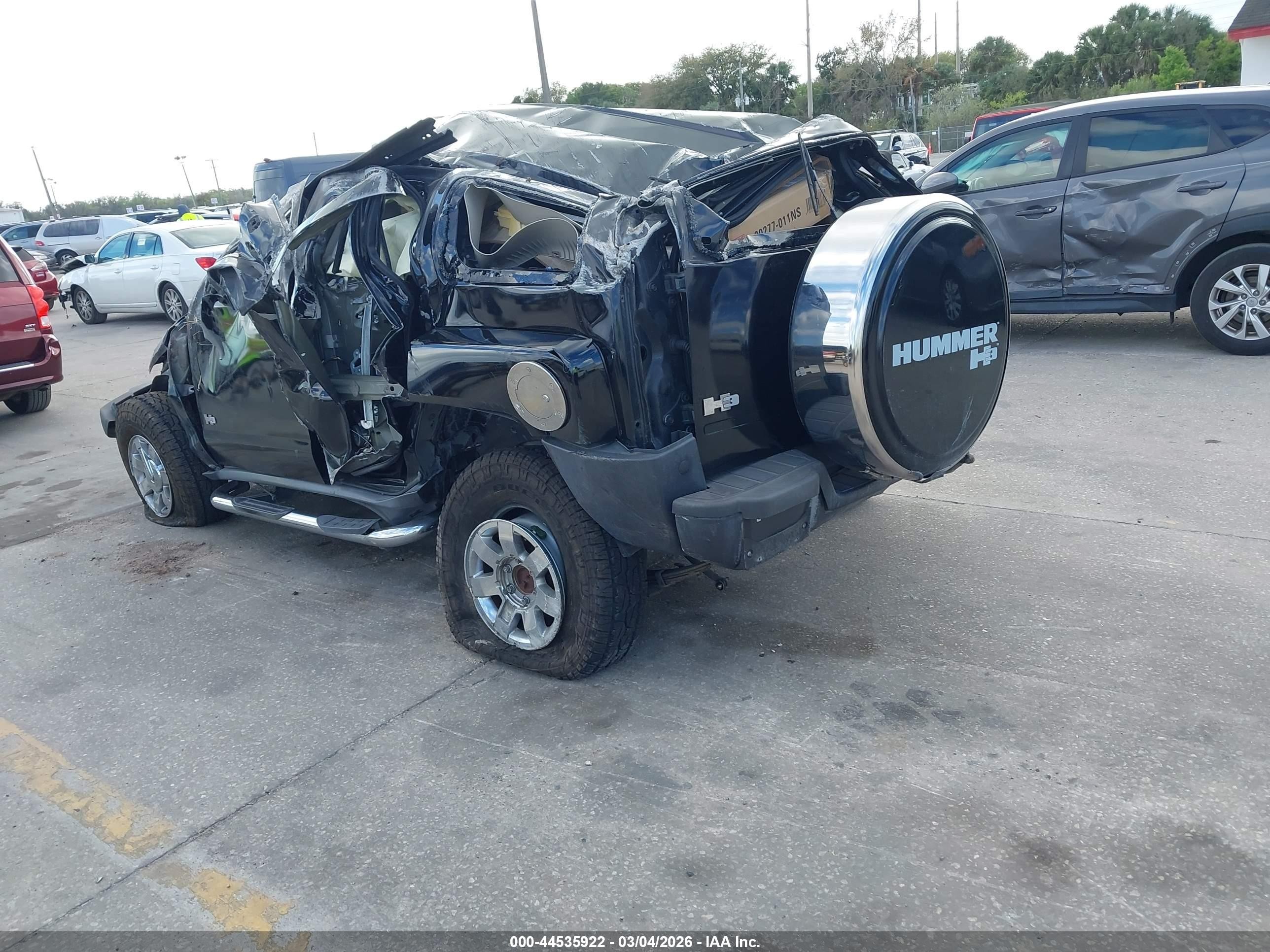 2010 Hummer H3 Suv Luxury Black vin: 5GTMNJEEXA8114788
