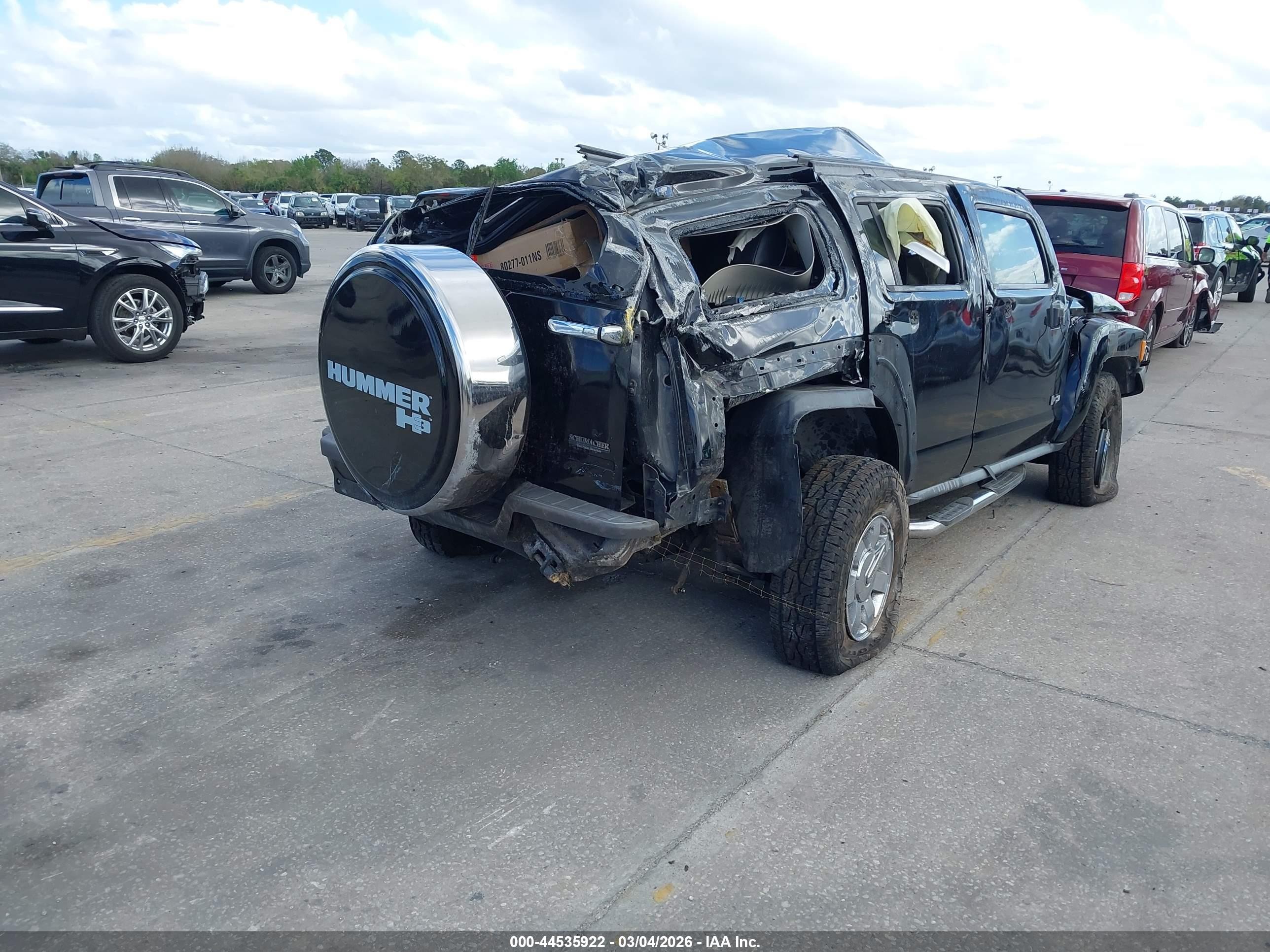 2010 Hummer H3 Suv Luxury Black vin: 5GTMNJEEXA8114788