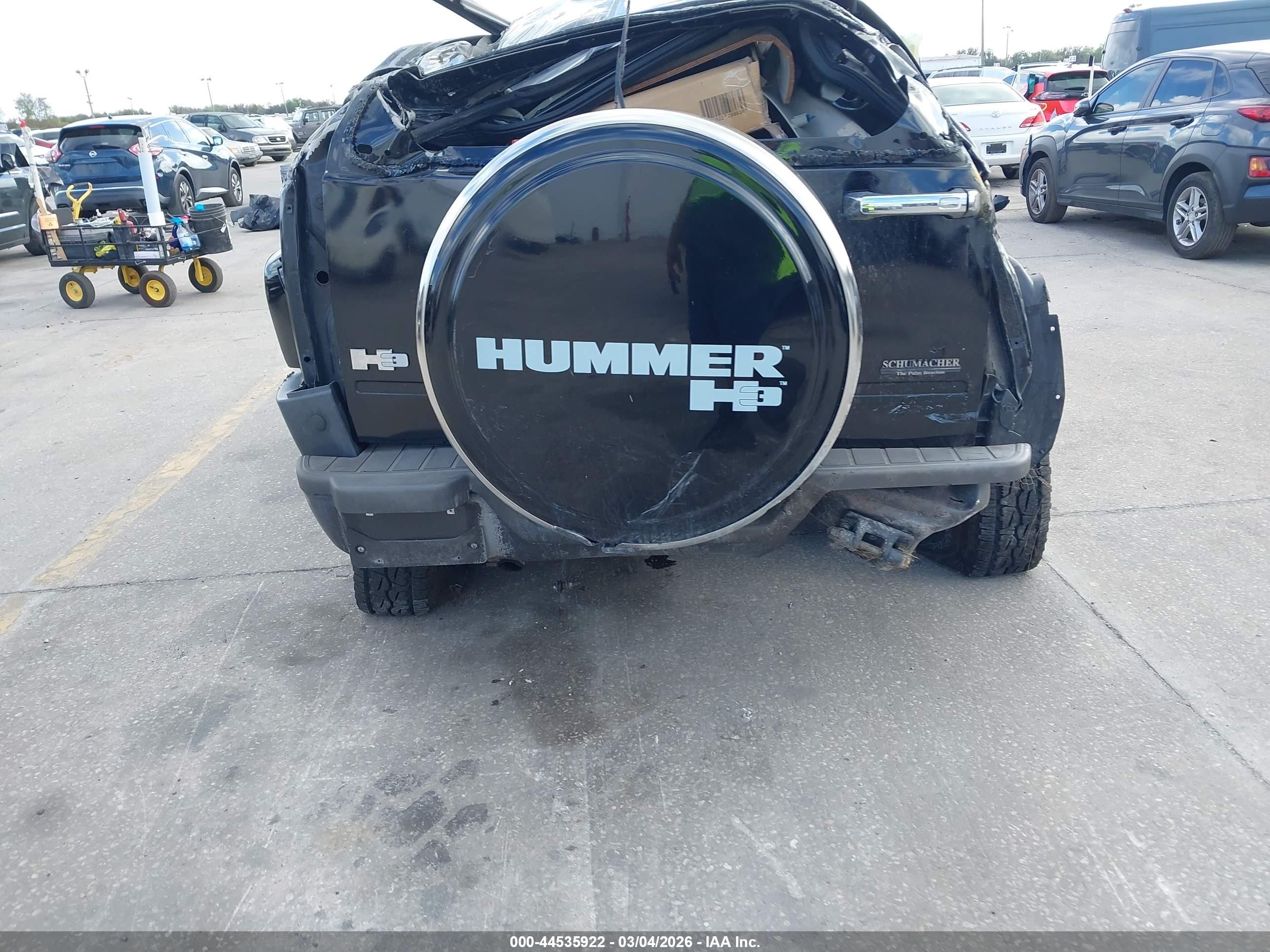 2010 Hummer H3 Suv Luxury Black vin: 5GTMNJEEXA8114788