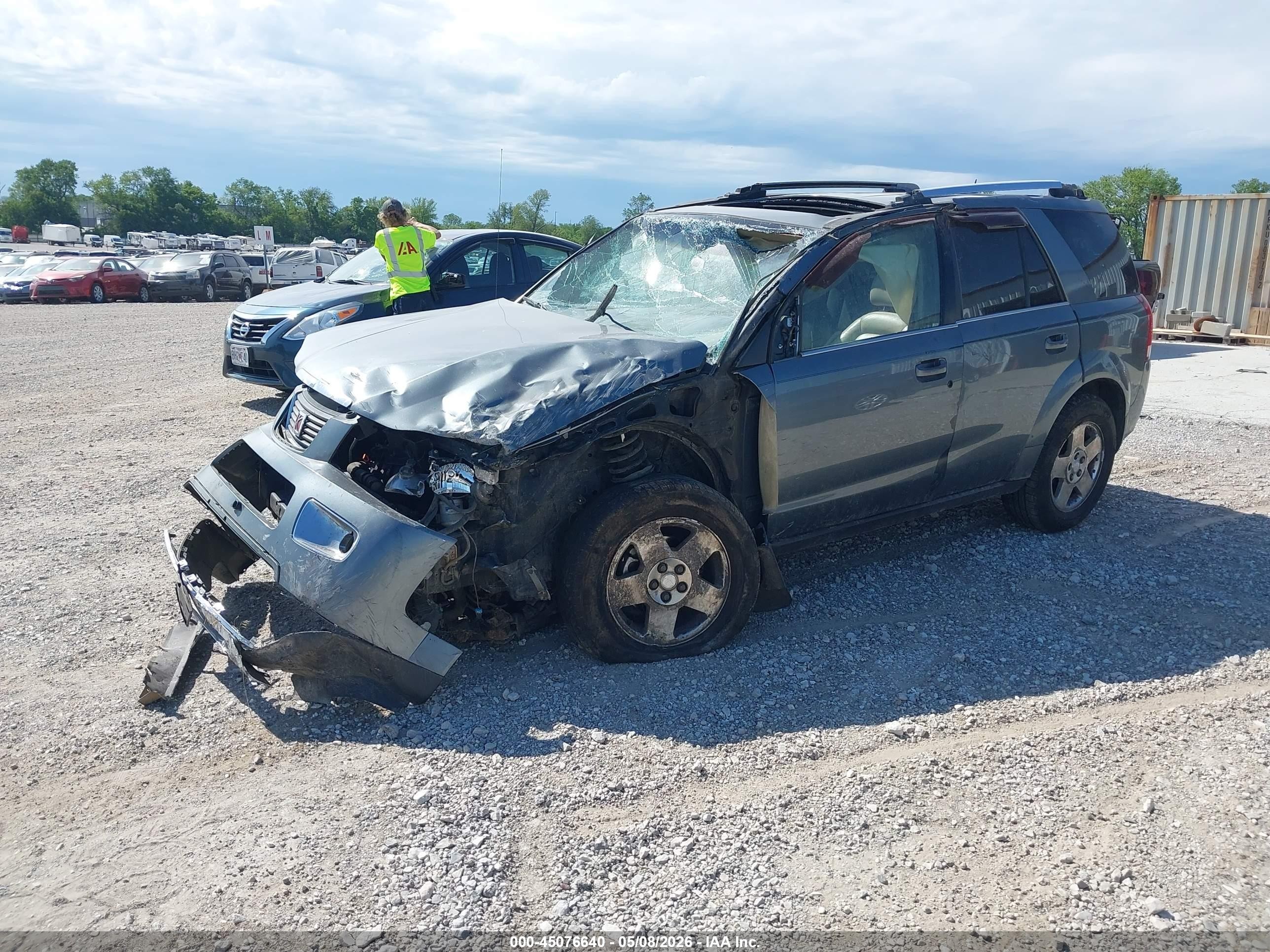 2007 Saturn Vue V6 Blue vin: 5GZCZ63417S822307