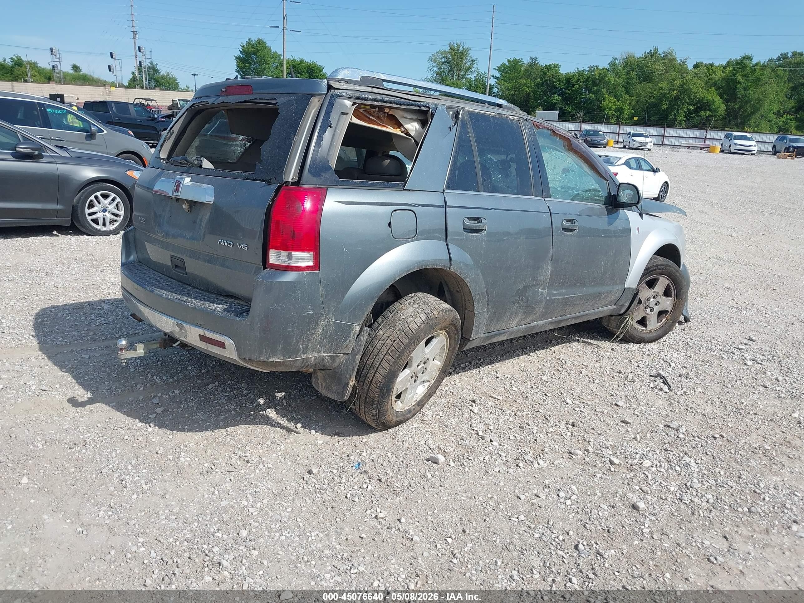 2007 Saturn Vue V6 Blue vin: 5GZCZ63417S822307
