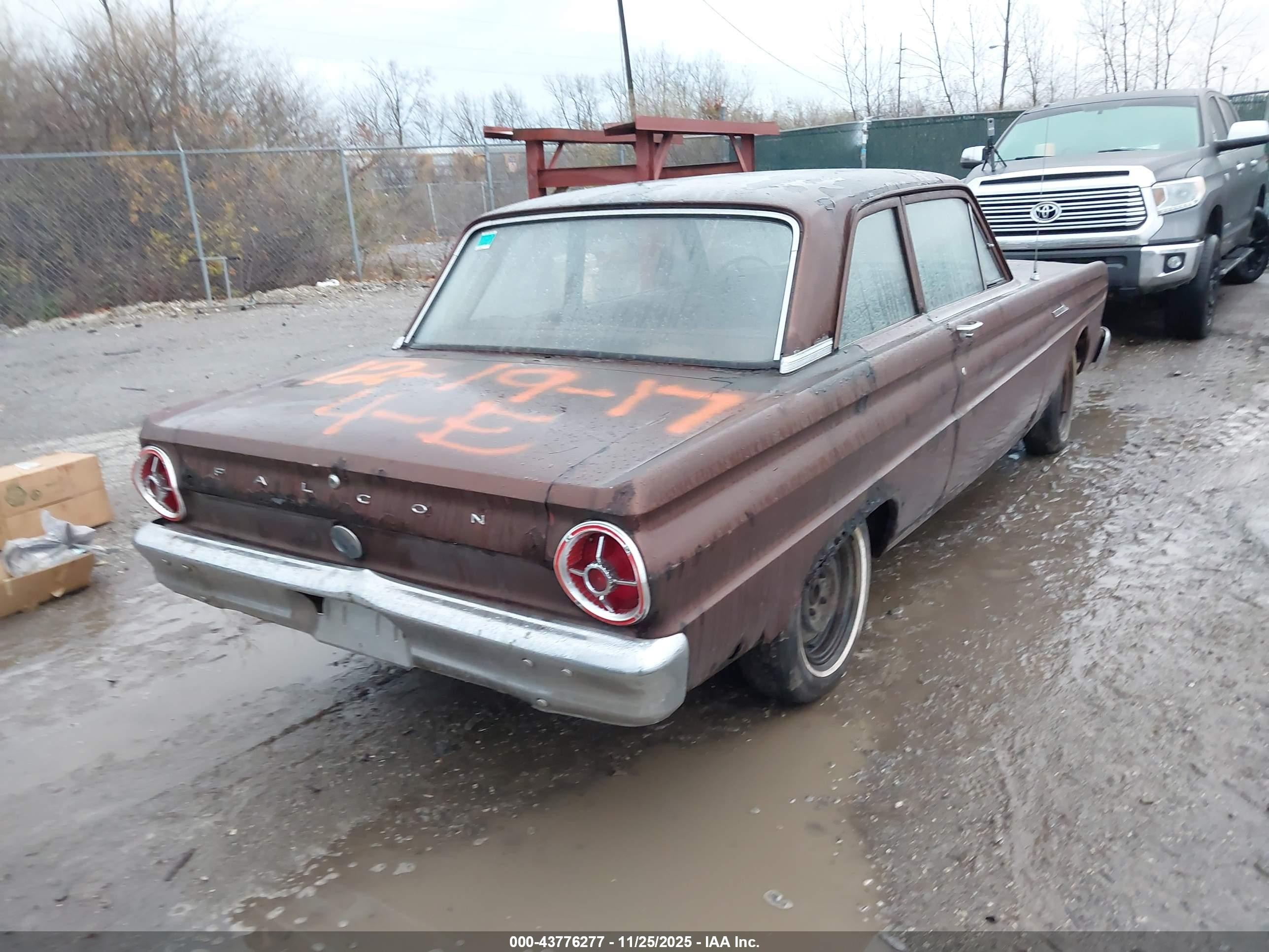 1965 Ford Falcon   Коричневый vin: 5HO1T132350      