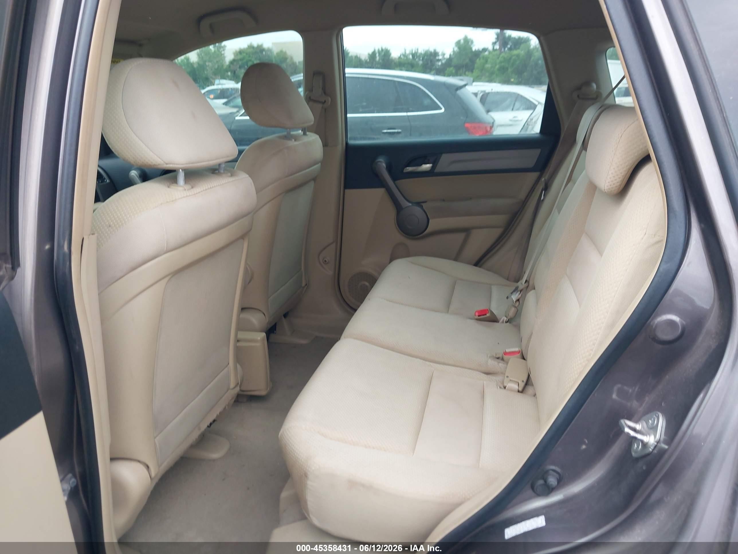 2009 Honda Cr-v Lx Gray vin: 5J6RE38309L006752