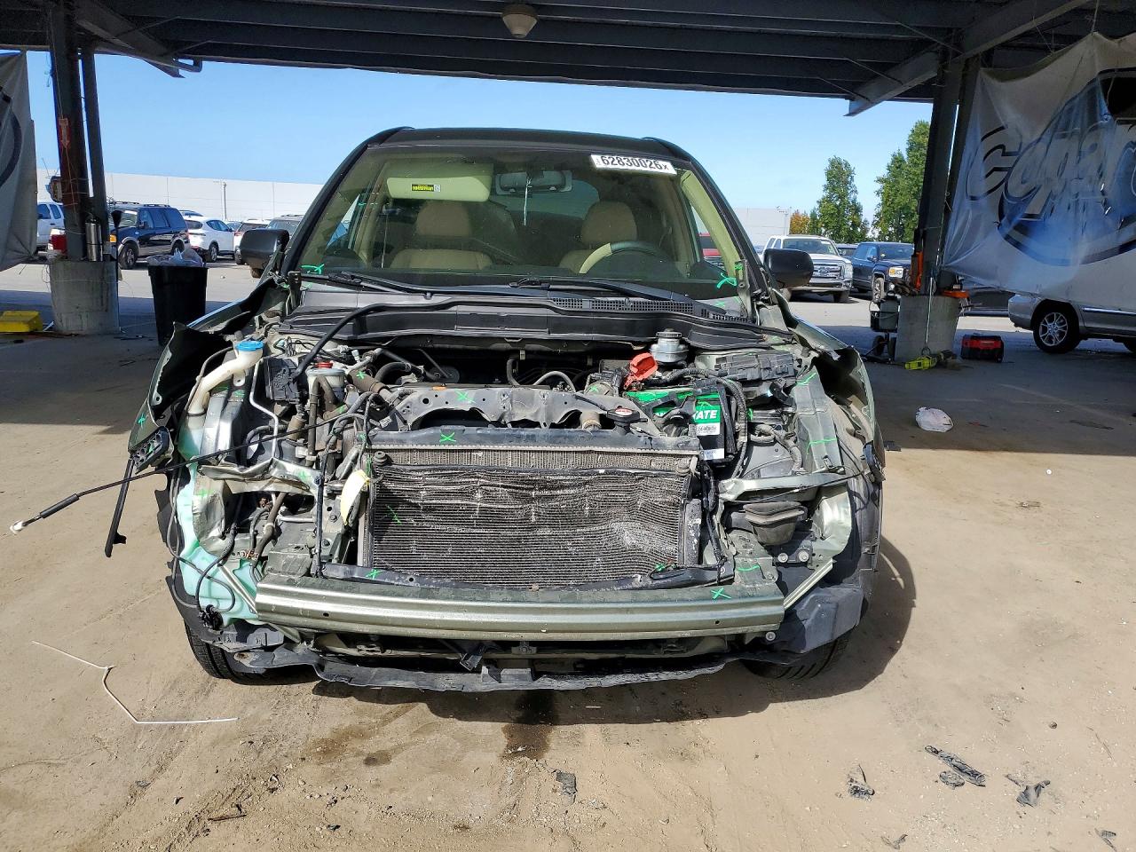 2009 Honda Cr-v Lx Зеленый vin: 5J6RE38309L014981