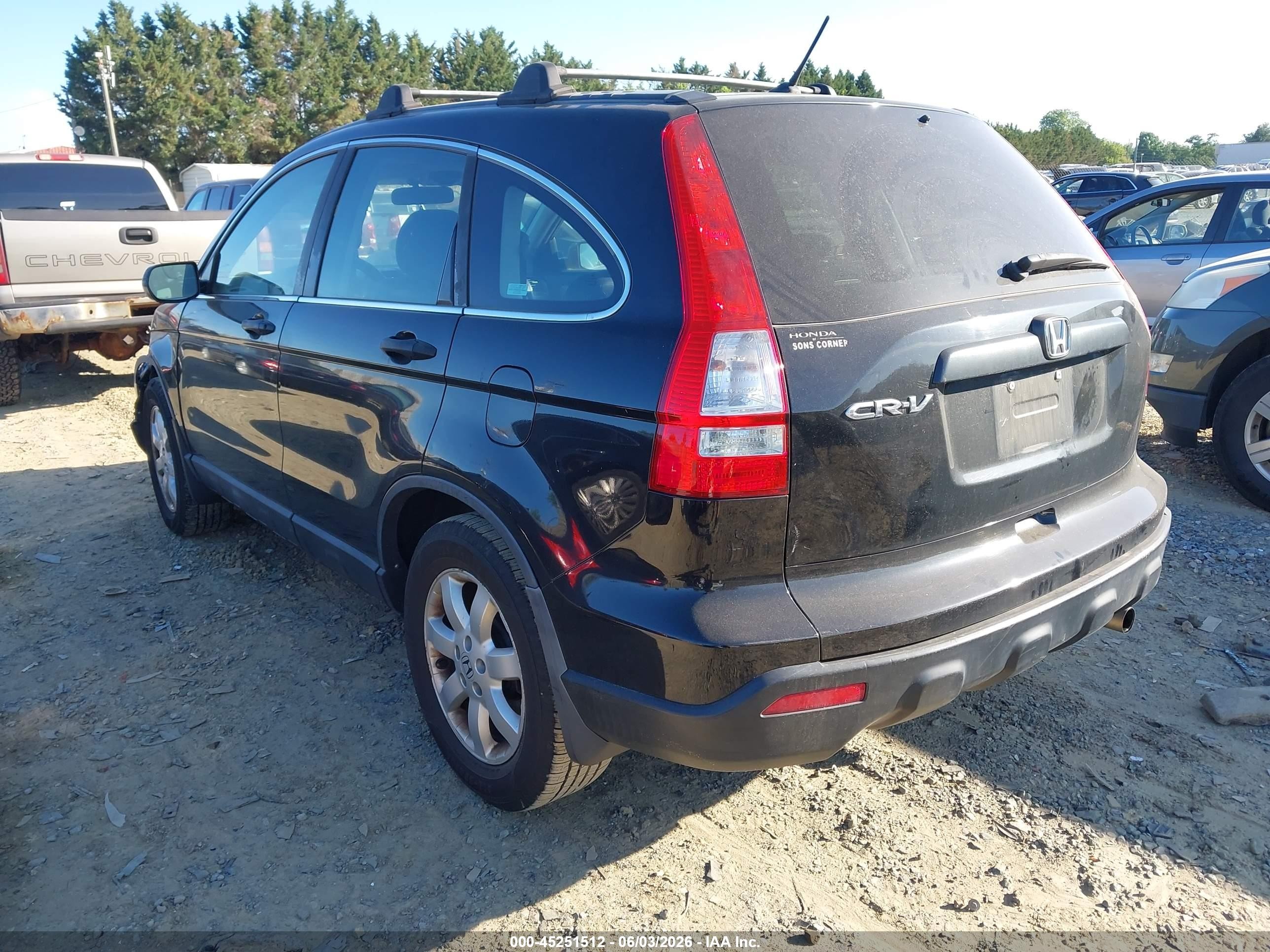 2009 Honda Cr-v Lx Черный vin: 5J6RE38309L031375