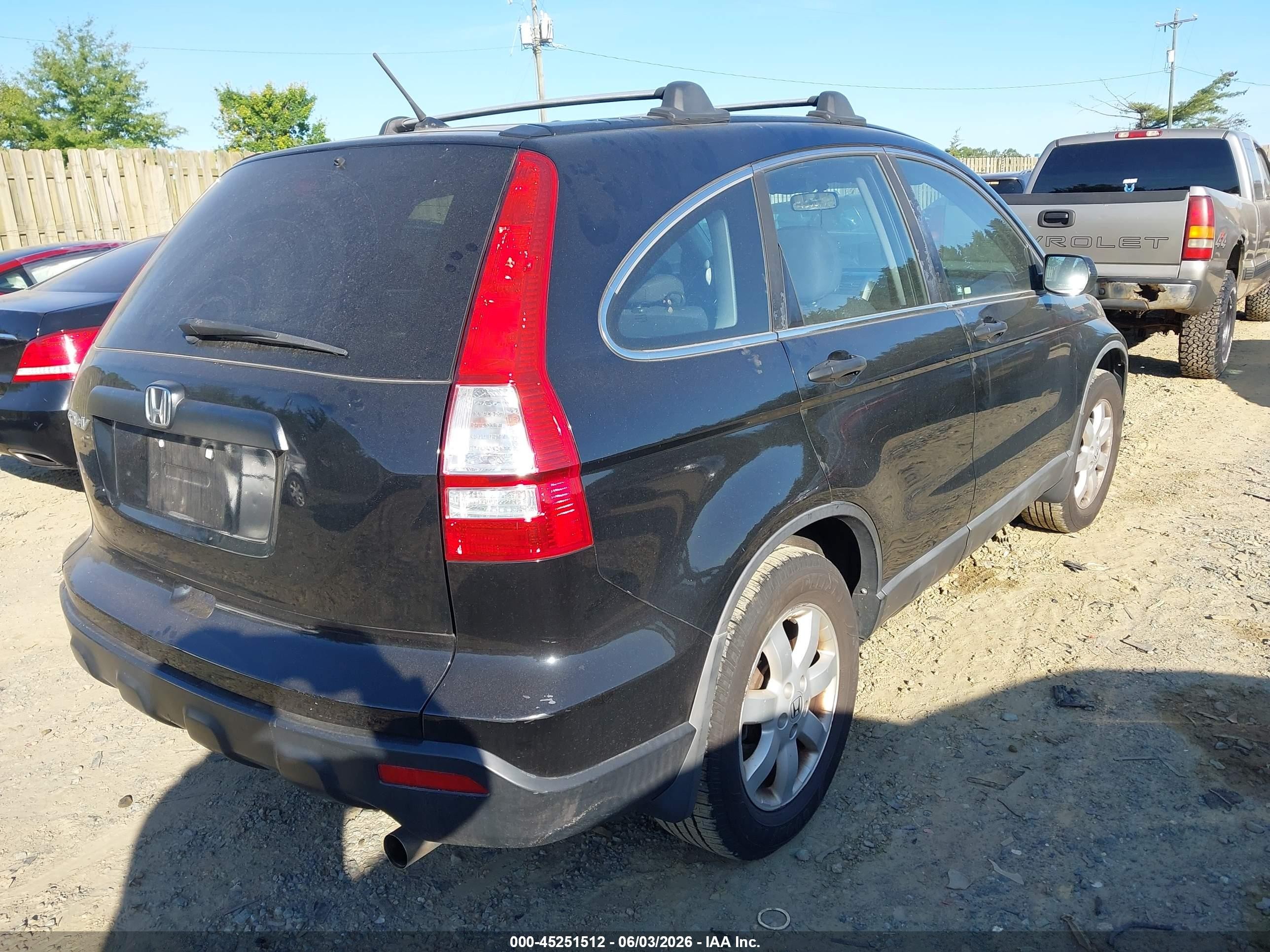 2009 Honda Cr-v Lx Черный vin: 5J6RE38309L031375