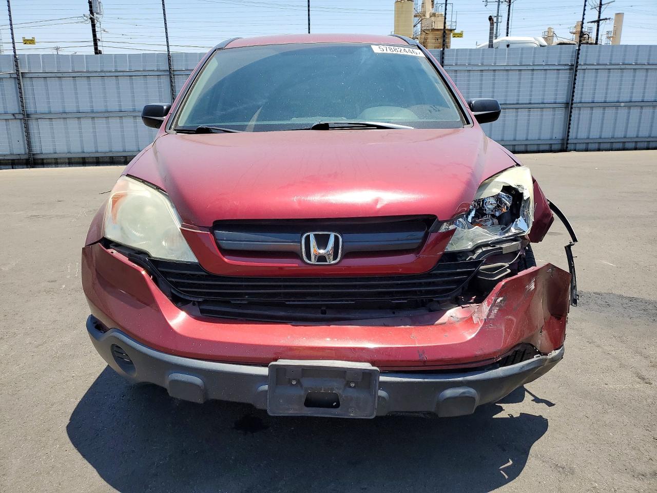 2009 Honda Cr-v Lx Burgundy vin: 5J6RE38309L034860