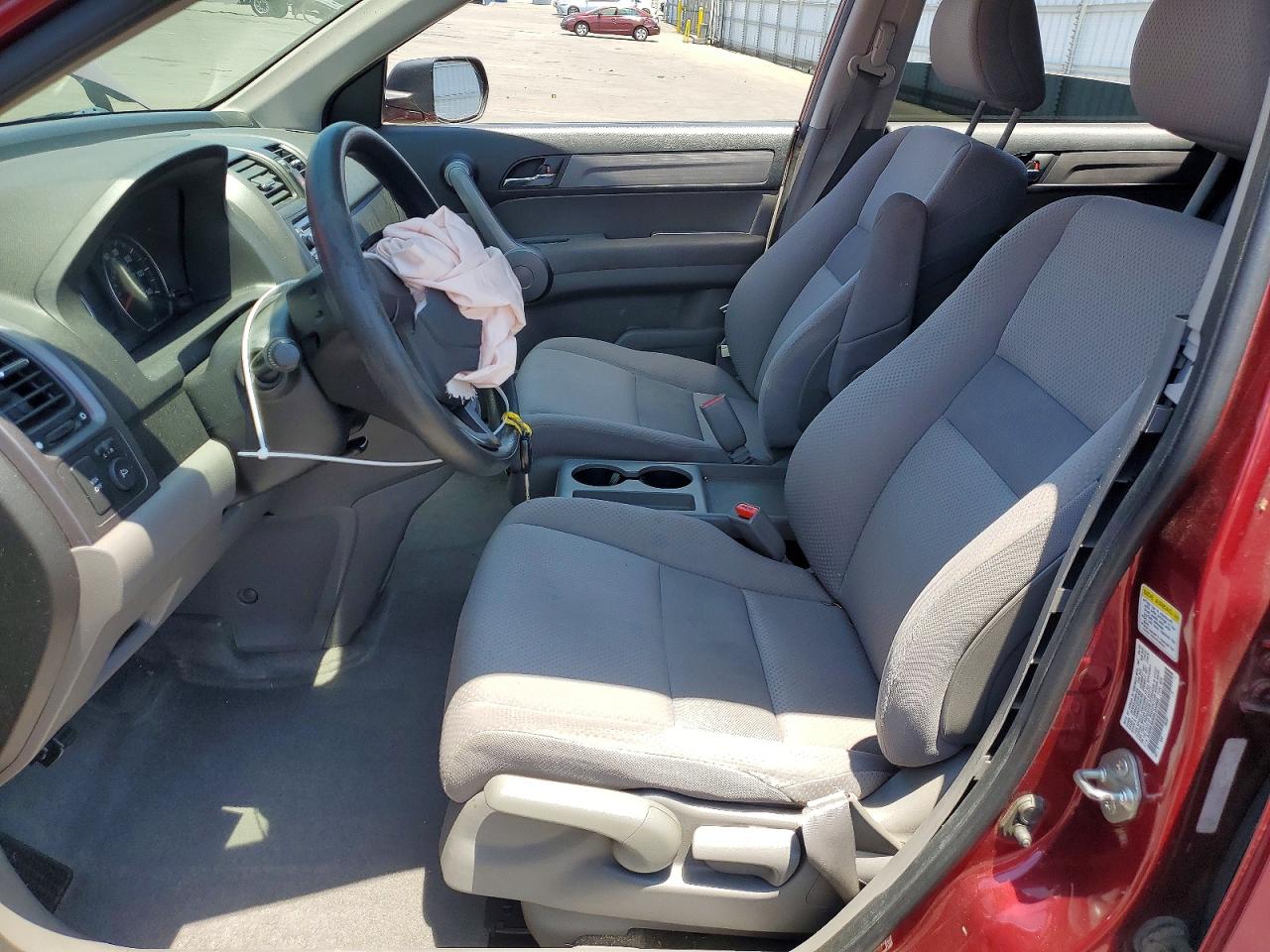 2009 Honda Cr-v Lx Burgundy vin: 5J6RE38309L034860