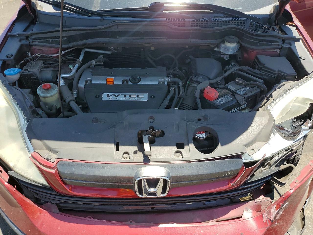 2009 Honda Cr-v Lx Burgundy vin: 5J6RE38309L034860