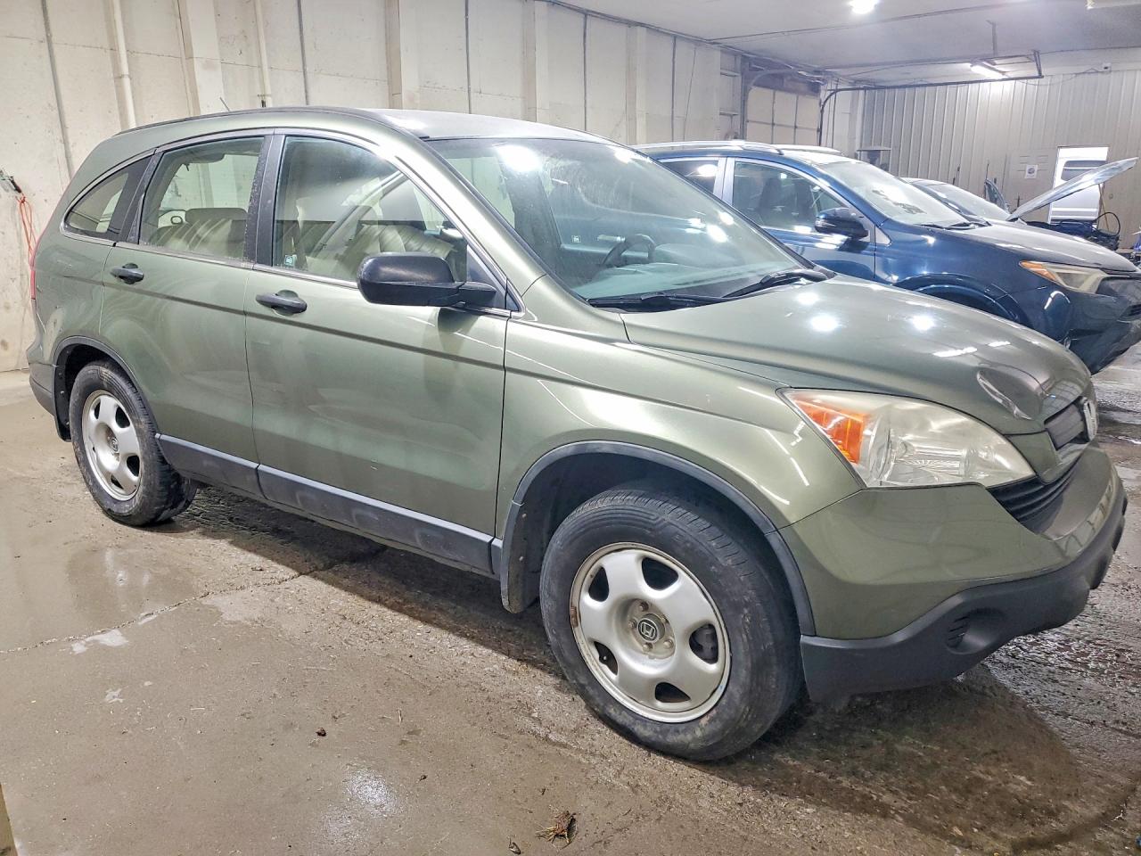 2008 Honda Cr-v Lx Green vin: 5J6RE38328L003771