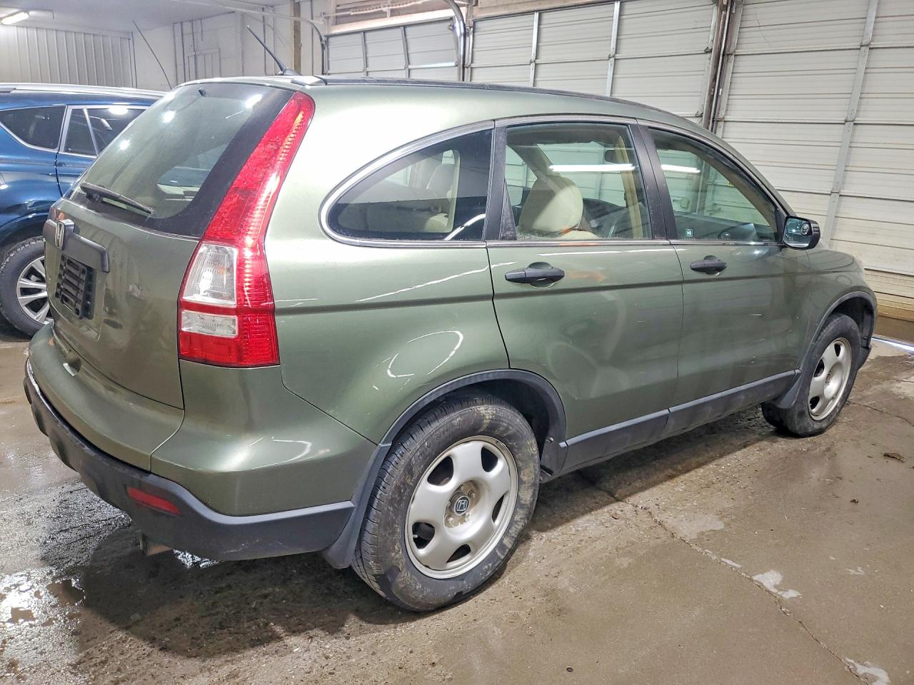 2008 Honda Cr-v Lx Green vin: 5J6RE38328L003771