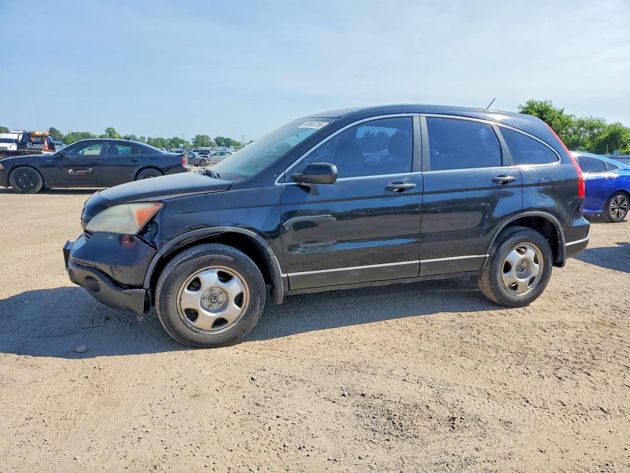 2008 Honda Cr-v Lx Black vin: 5J6RE38328L800943