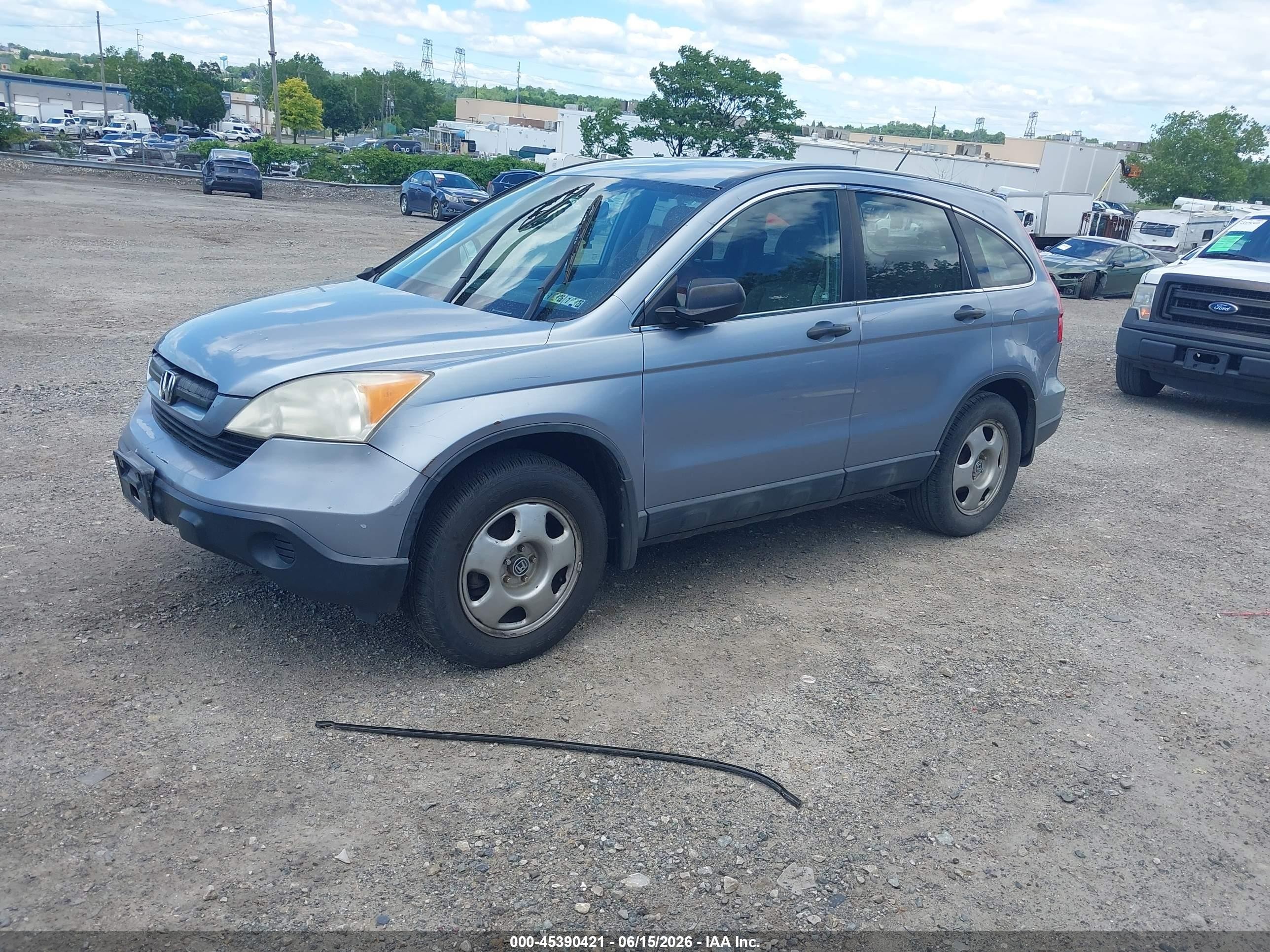 2007 Honda Cr-v Lx Teal vin: 5J6RE38347L000336
