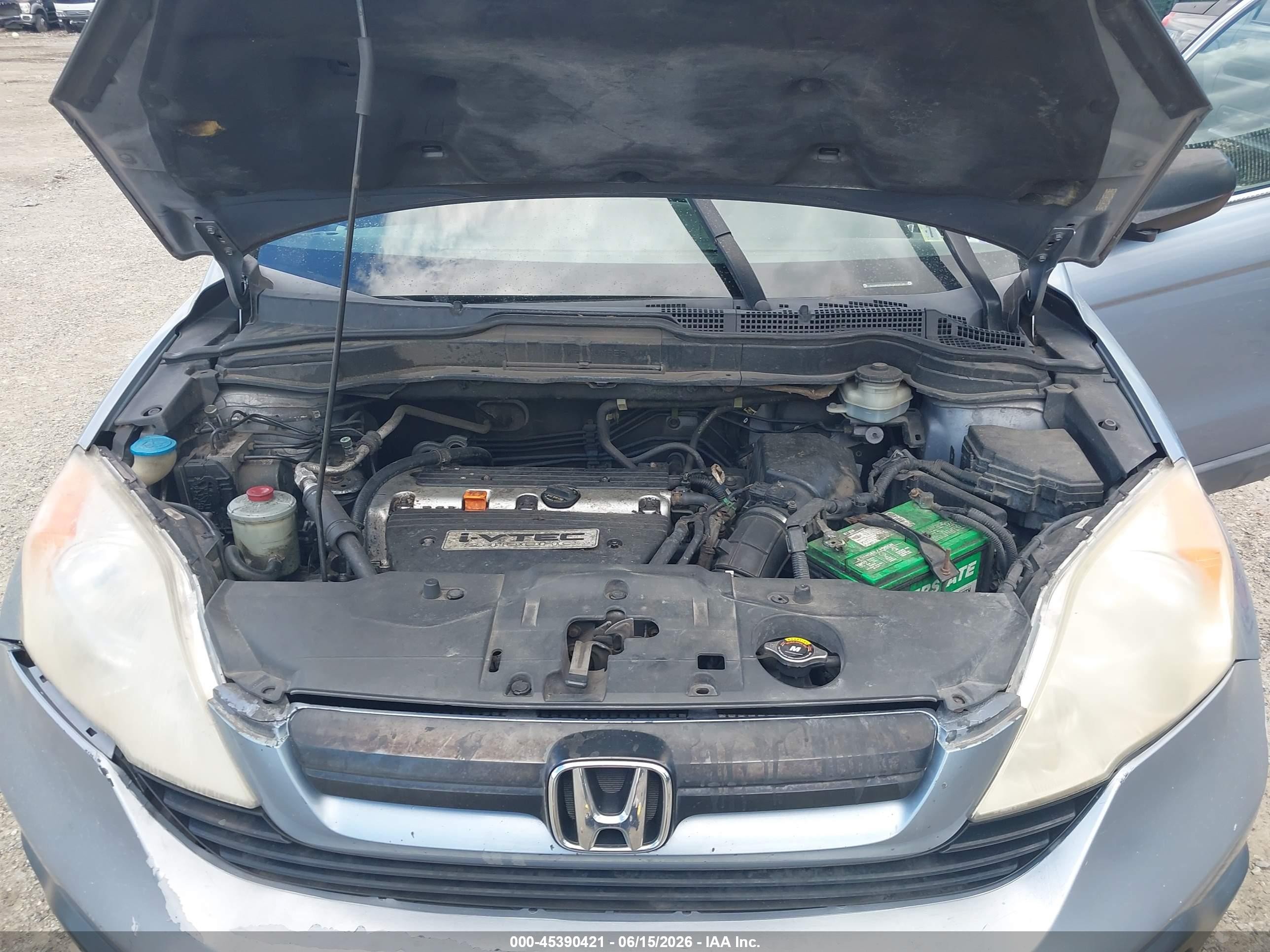 2007 Honda Cr-v Lx Teal vin: 5J6RE38347L000336