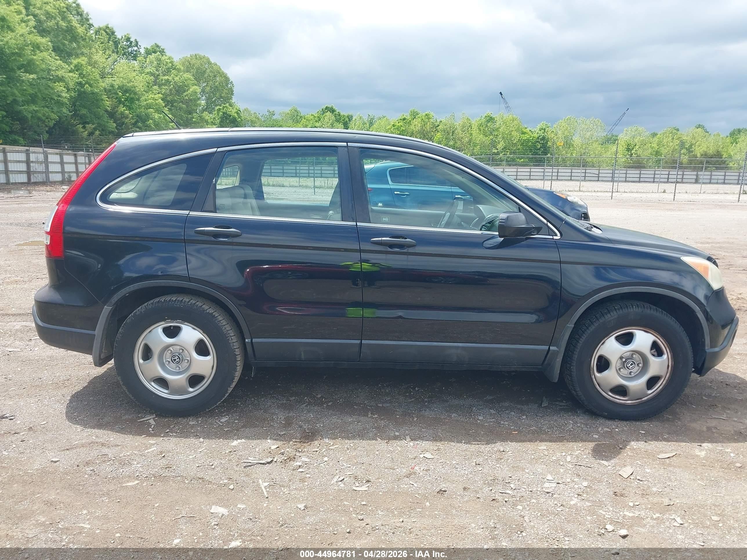 2007 Honda Cr-v Lx Blue vin: 5J6RE38347L000658