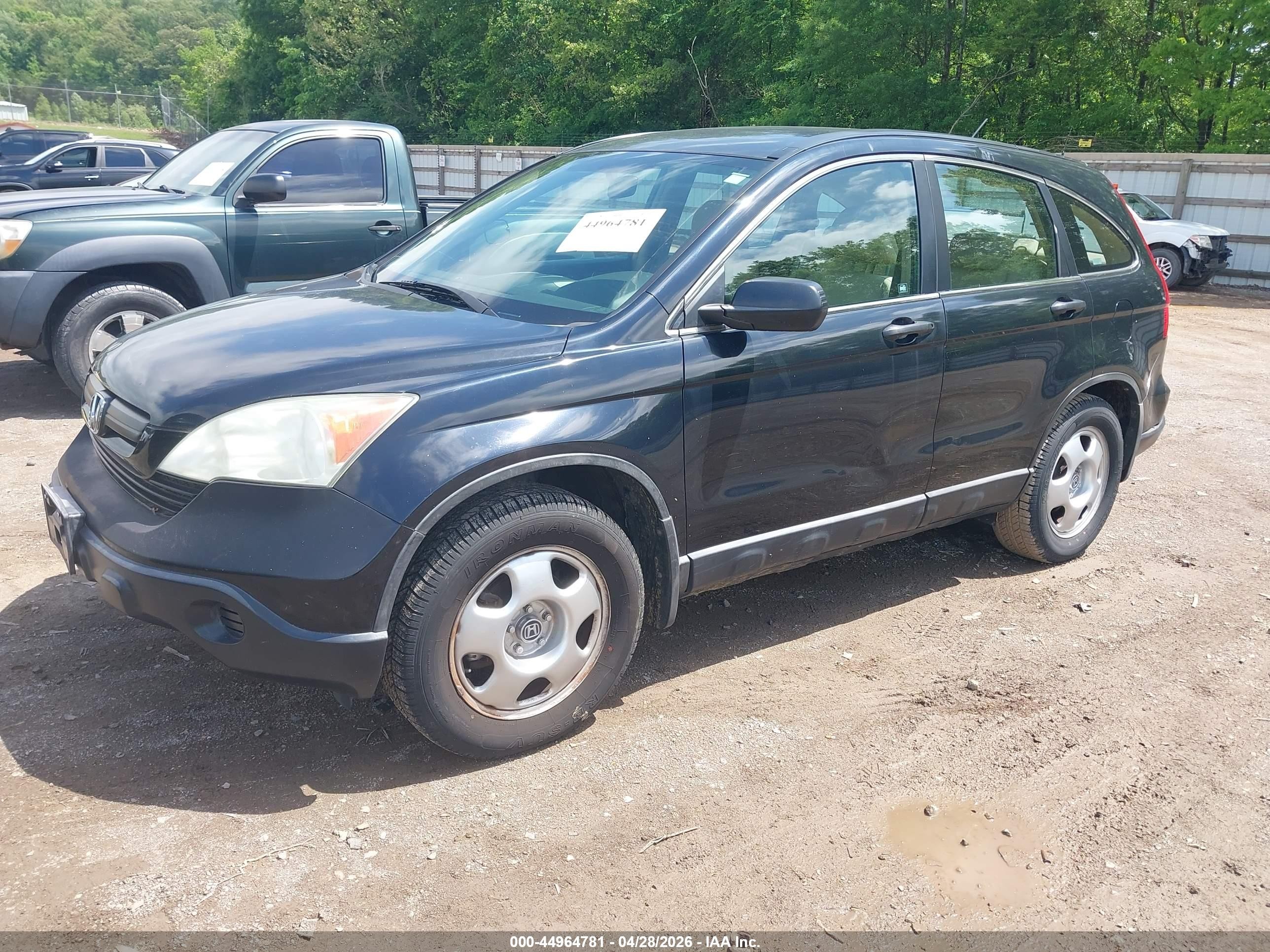 2007 Honda Cr-v Lx Blue vin: 5J6RE38347L000658