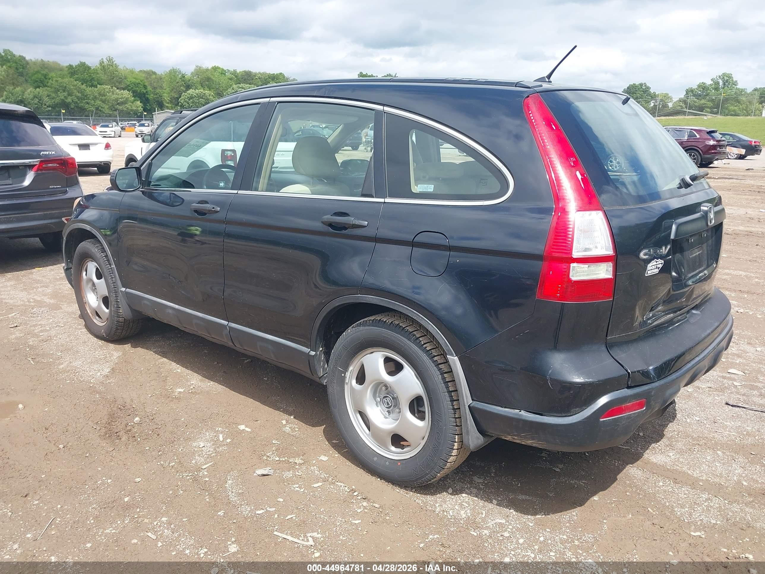 2007 Honda Cr-v Lx Blue vin: 5J6RE38347L000658