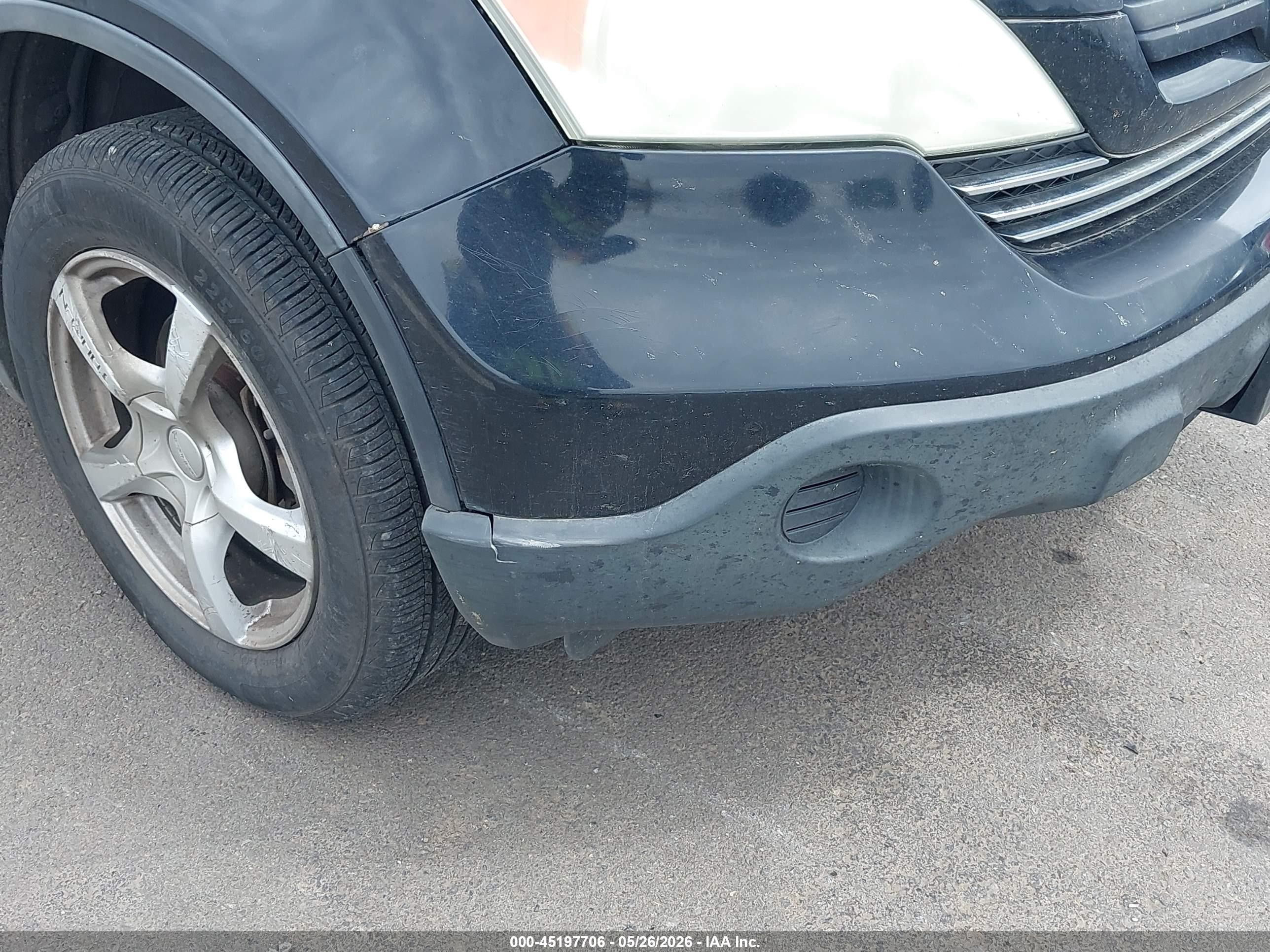 2007 Honda Cr-v Lx Black vin: 5J6RE38347L800375