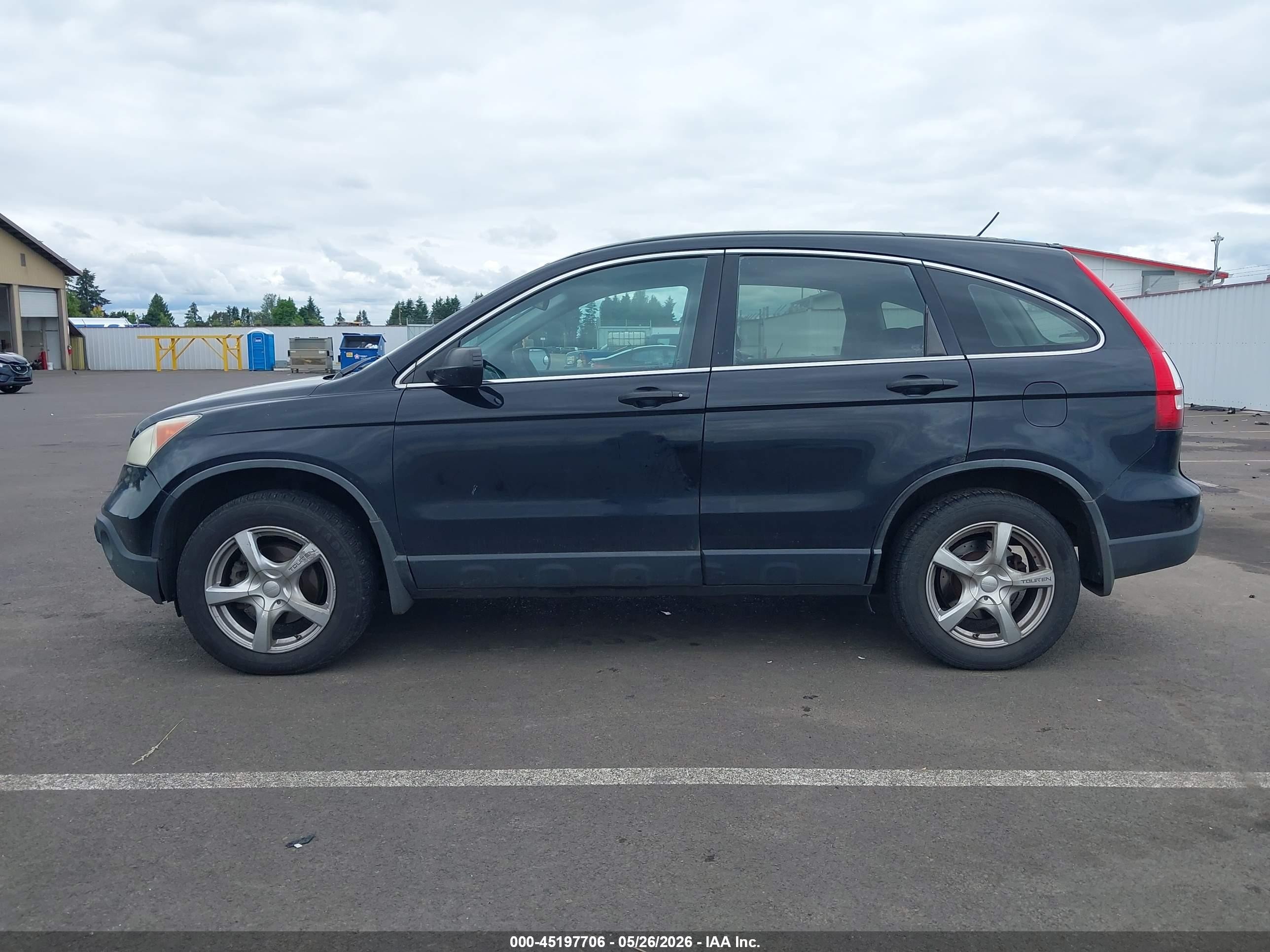 2007 Honda Cr-v Lx Black vin: 5J6RE38347L800375