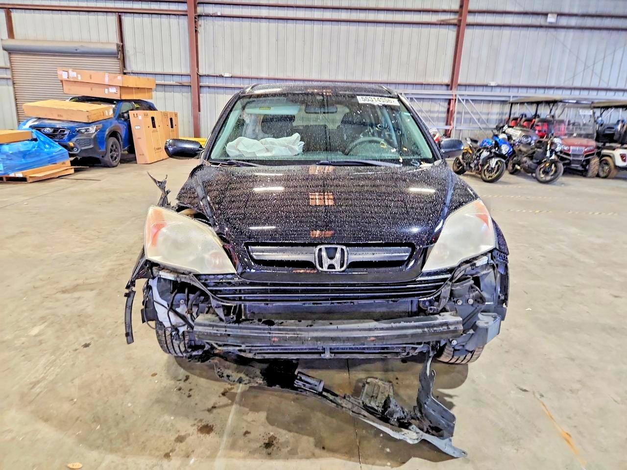 2009 Honda Cr-v Lx Blue vin: 5J6RE38349L024560