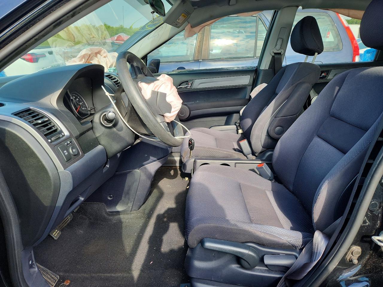 2009 Honda Cr-v Lx Blue vin: 5J6RE38349L024560