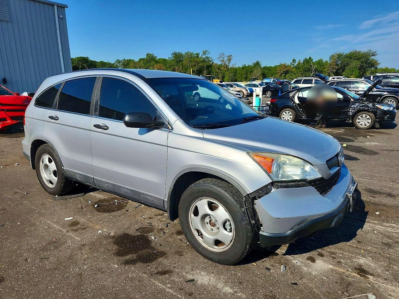 2009 Honda Cr-v Lx Серебряный vin: 5J6RE38349L028513