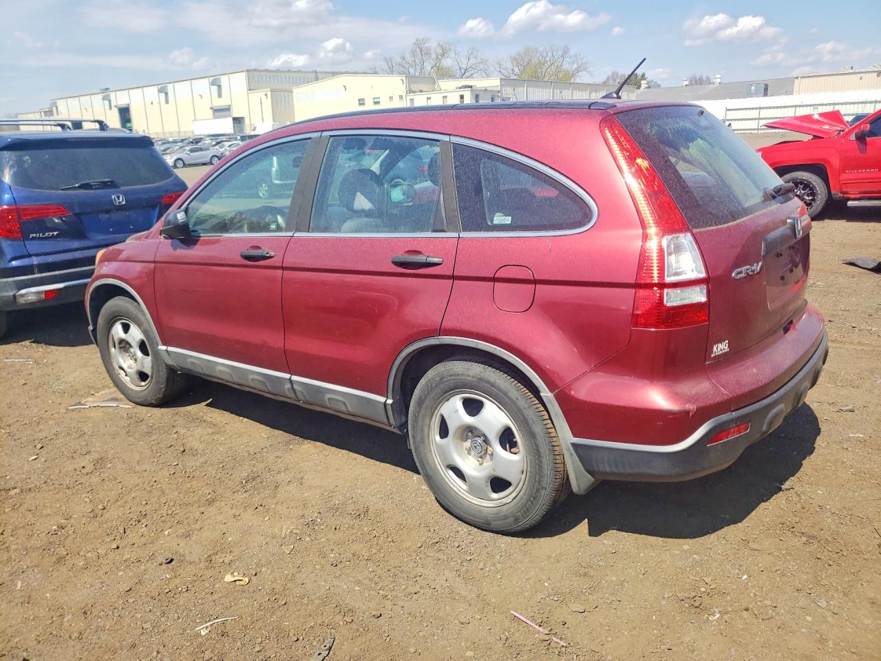 2009 Honda Cr-v Lx Темно-бордовый vin: 5J6RE38359L008433