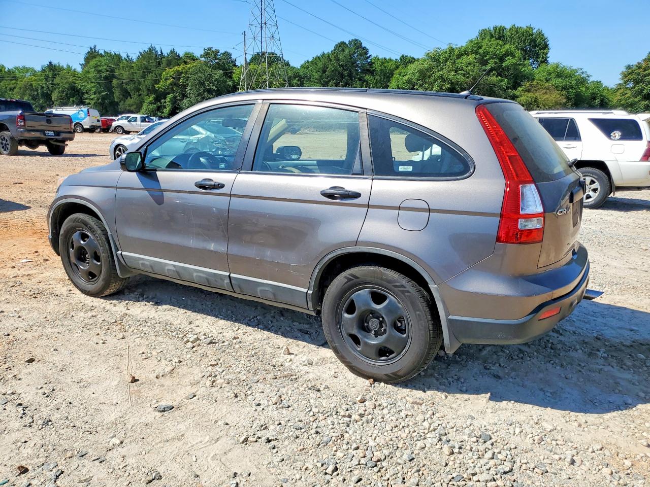 2009 Honda Cr-v Gray vin: 5J6RE38359L034501