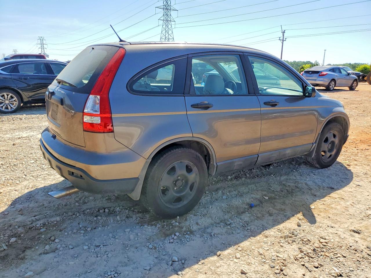 2009 Honda Cr-v Gray vin: 5J6RE38359L034501